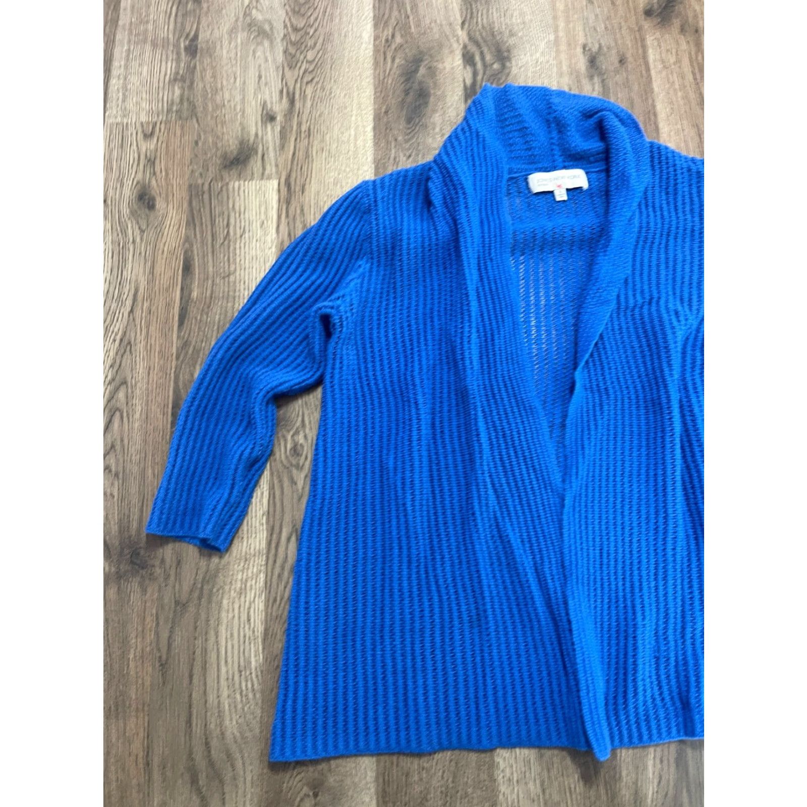 Jones New York Jones New York Sweater Cardigan Women's Large Blue Open Long Sleeve Knit Regular Size L / US 10 / IT 46 - 3 Thumbnail