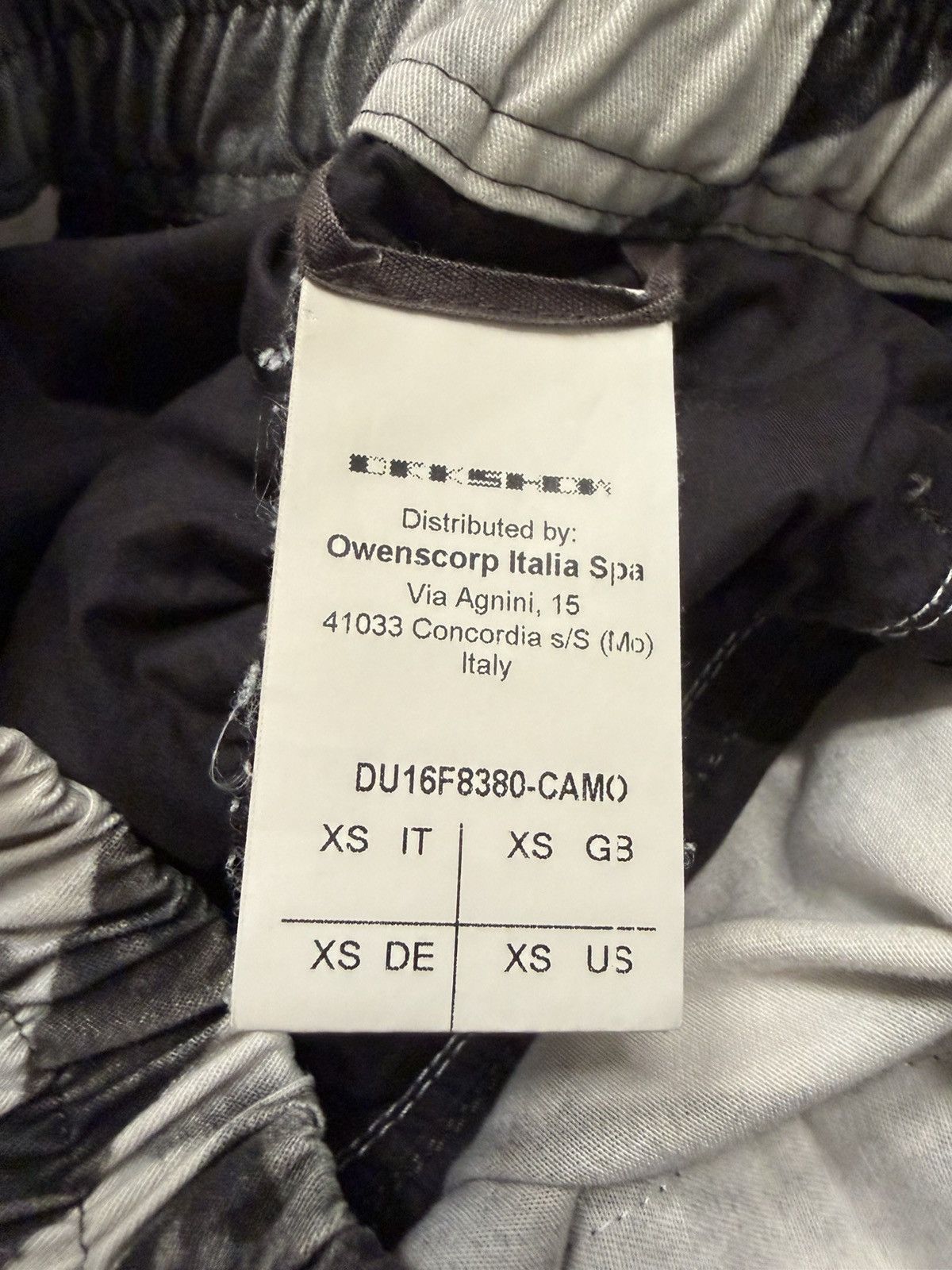 Rick Owens Drkshdw FW16 Vomit Camo Pod Shorts Size US 29 - 8 Thumbnail