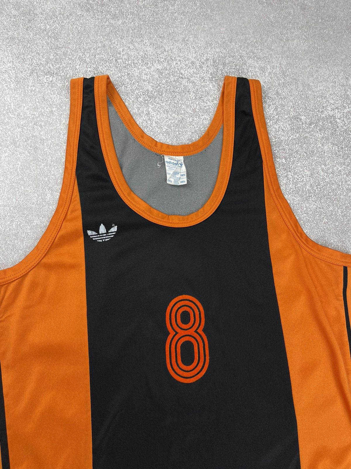 Adidas Vintage Adidas 70-80’s Tank Top Running Jersey #8 Size M-L Size US M / EU 48-50 / 2 - 3 Thumbnail