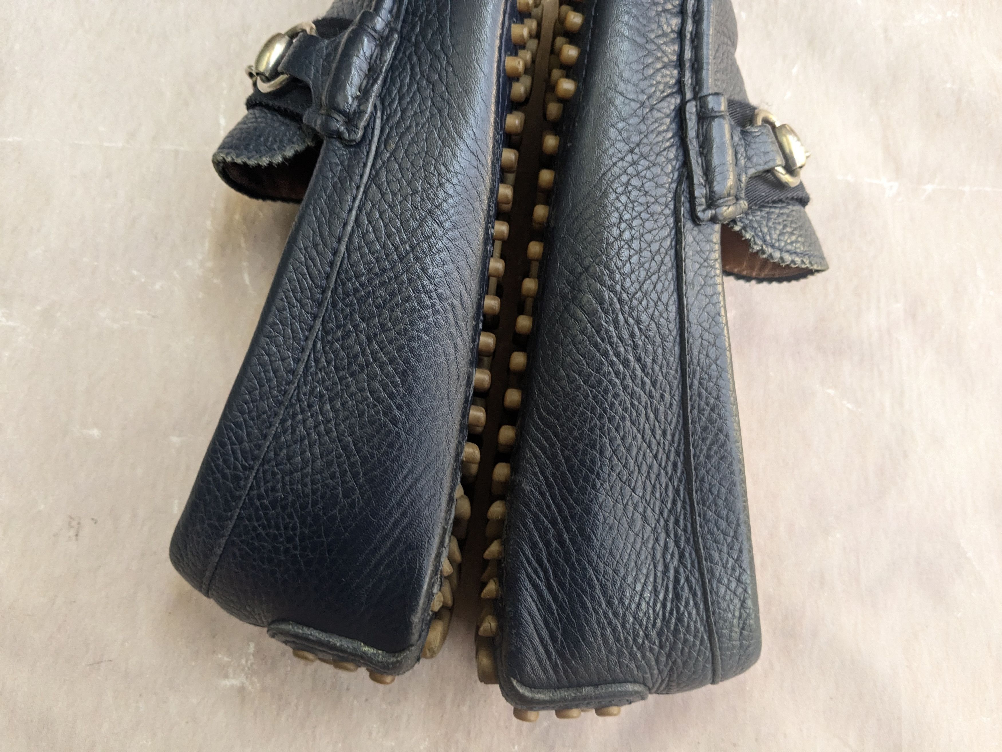 Gucci × Tom Ford Gucci Horsebit Driving Loafers Navy Blue Leather 7 Snaffle Size US 7 / EU 40 - 7 Thumbnail