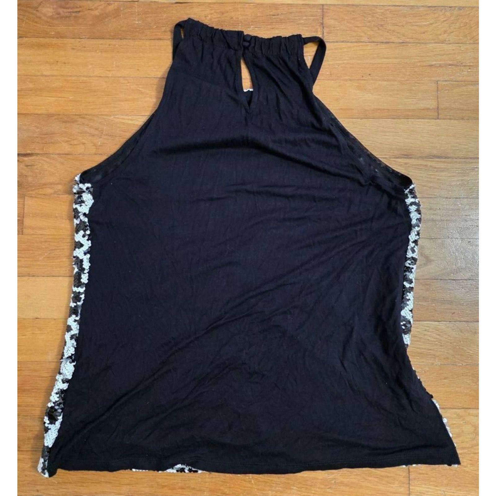 & Other Stories INC International Concepts Sequin Halter Tank Large A001347 Size L / US 10 / IT 46 - 3 Thumbnail
