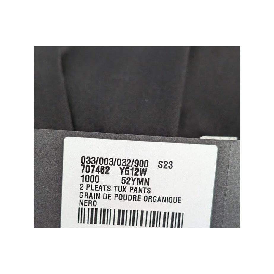 Saint Laurent Paris o1rshd1 Q:2 / 2 Pleats Tux Pants in Nero Size US 36 / EU 52 - 22 Thumbnail