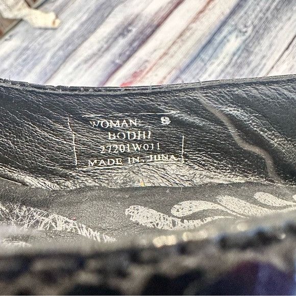 Other Jump Shiny Black Wedge Shoes Size US 8 / IT 38 - 6 Thumbnail