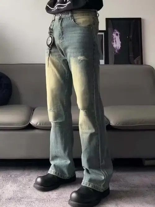 Japanese Brand × Jean Blue Washed Blue Denim Jeans Size US 30 / EU 46 - 2 Thumbnail