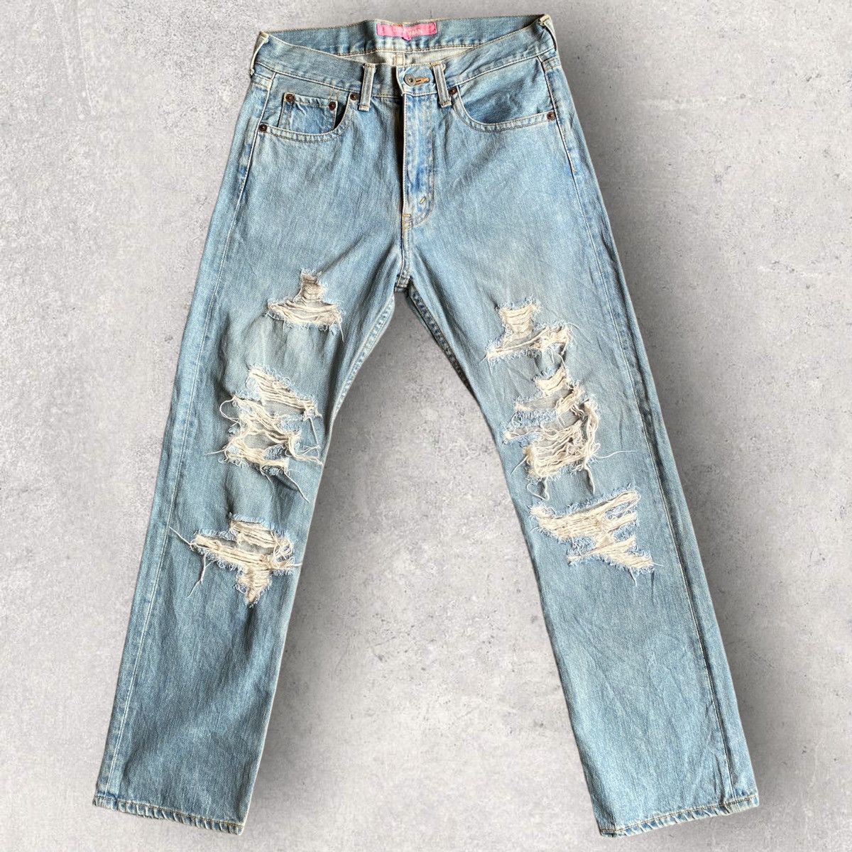 Comme des Garcons Junya Watanabe Crash Denim Size US 31 - 1 Thumbnail