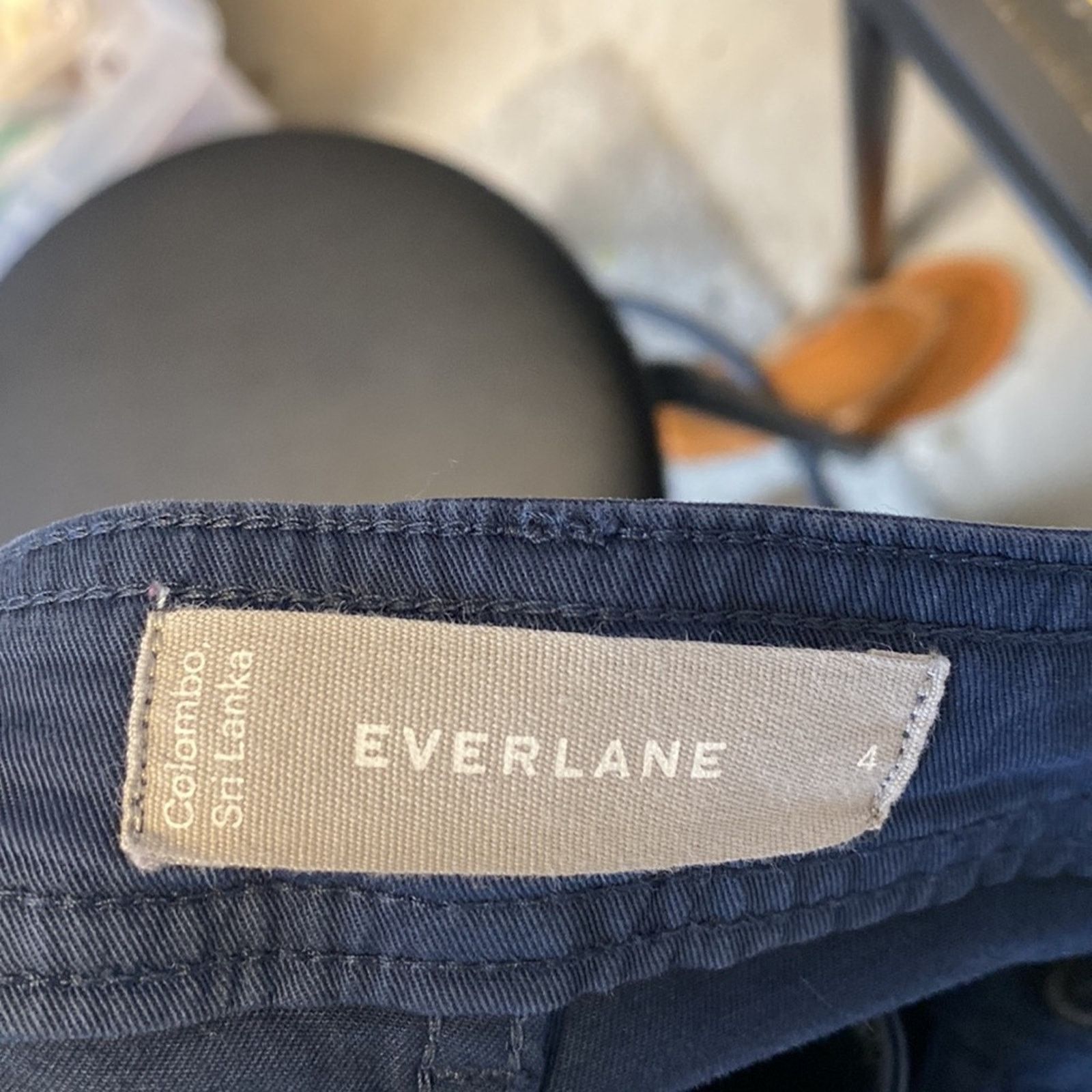 Everlane Everlane dark blue straight leg high waisted ankle length Size 27" / US 4 / IT 40 - 7 Thumbnail