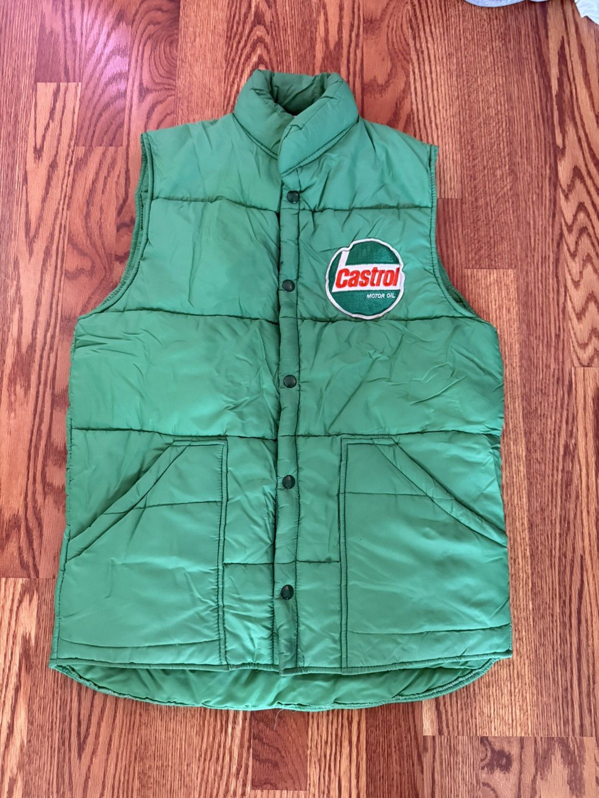 Other Vintage Castrol Motor Oil Puffer Vest – Made in USA Size US L / EU 52-54 / 3 - 1 Thumbnail