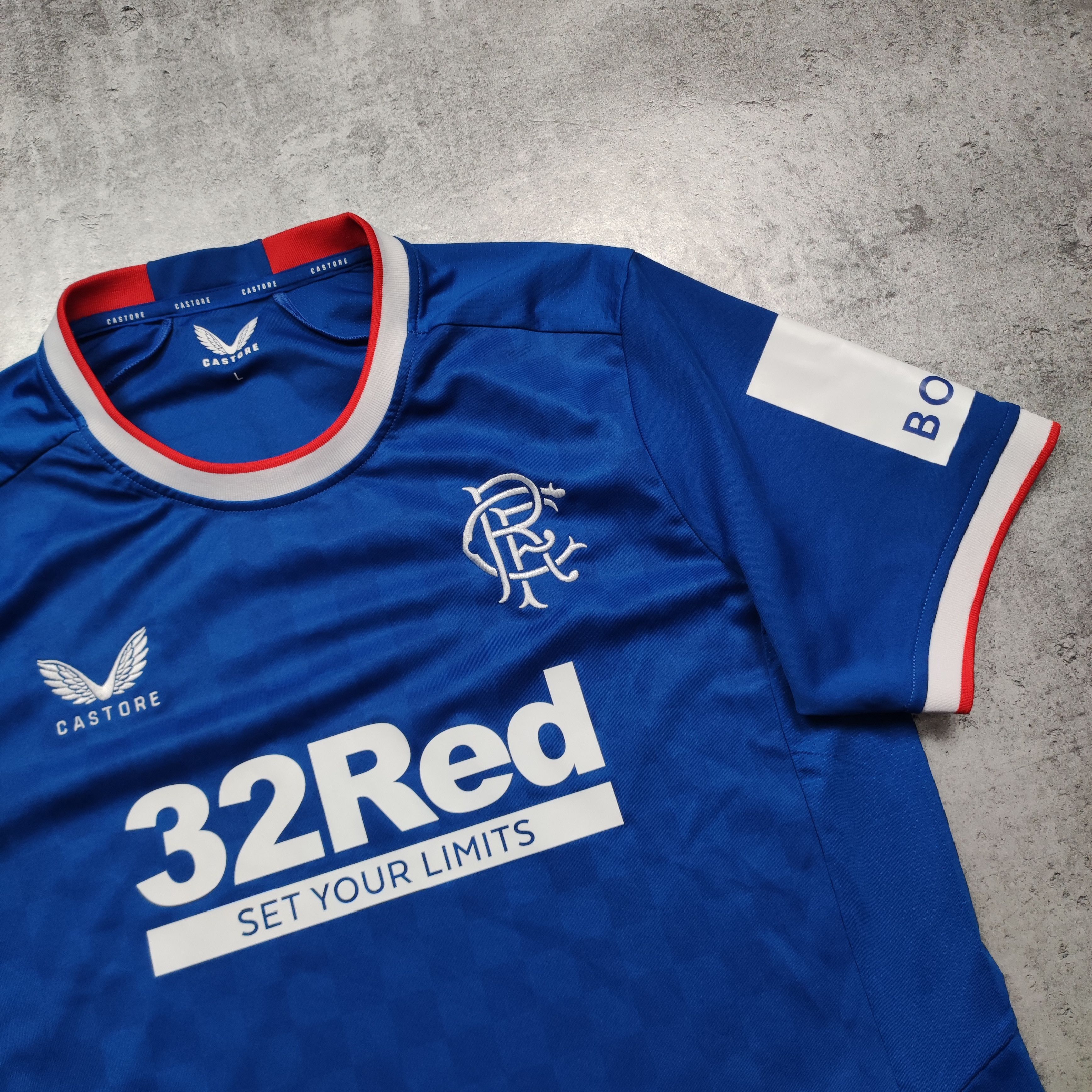 Vintage Glasgow Rangers Football 2023 Castore Home Jersey Size US L / EU 52-54 / 3 - 5 Thumbnail