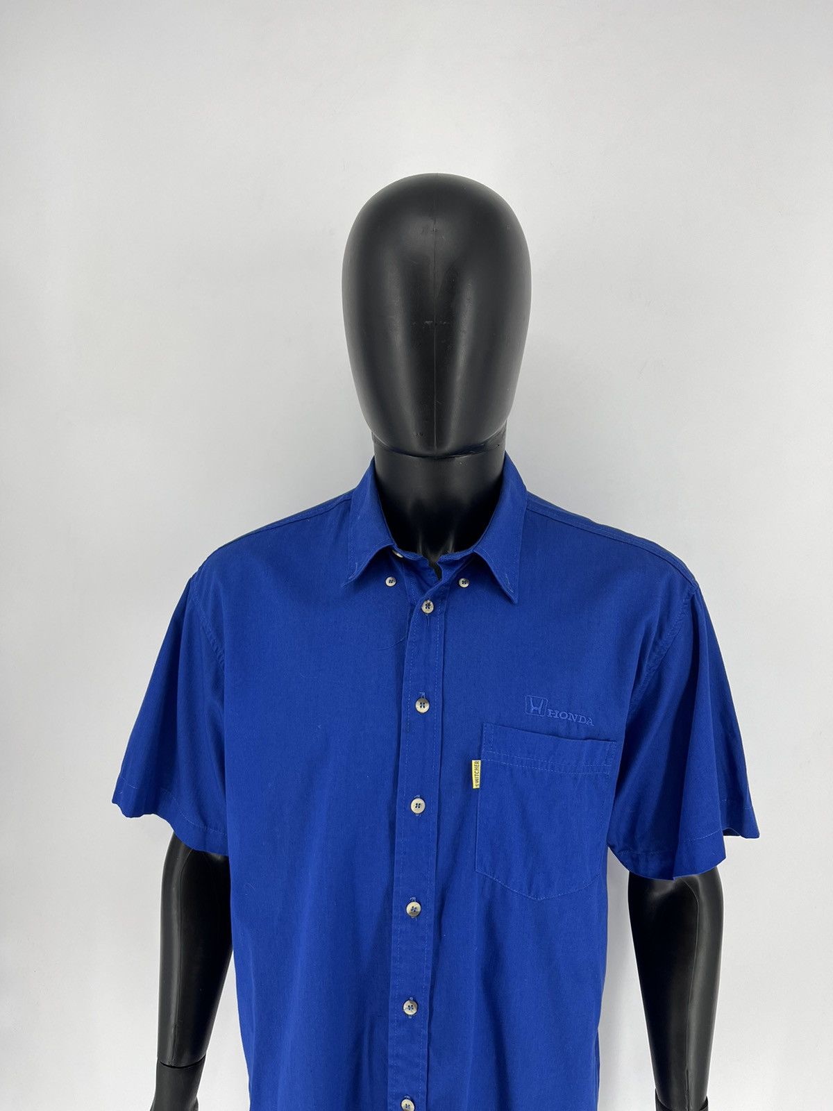 Honda × Japanese Brand Vintage Y2K Honda Button Up Shirt Big Logo Size US L / EU 52-54 / 3 - 6 Thumbnail