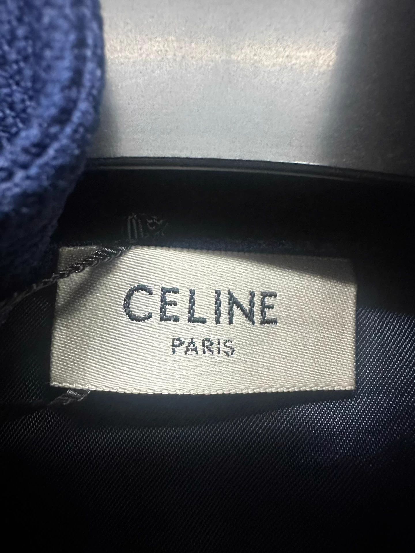 Celine Celine Embroidered Color-Blocked Striped Long-Sleeve Jacket Size XS / US 0-2 / IT 36-38 - 3 Thumbnail