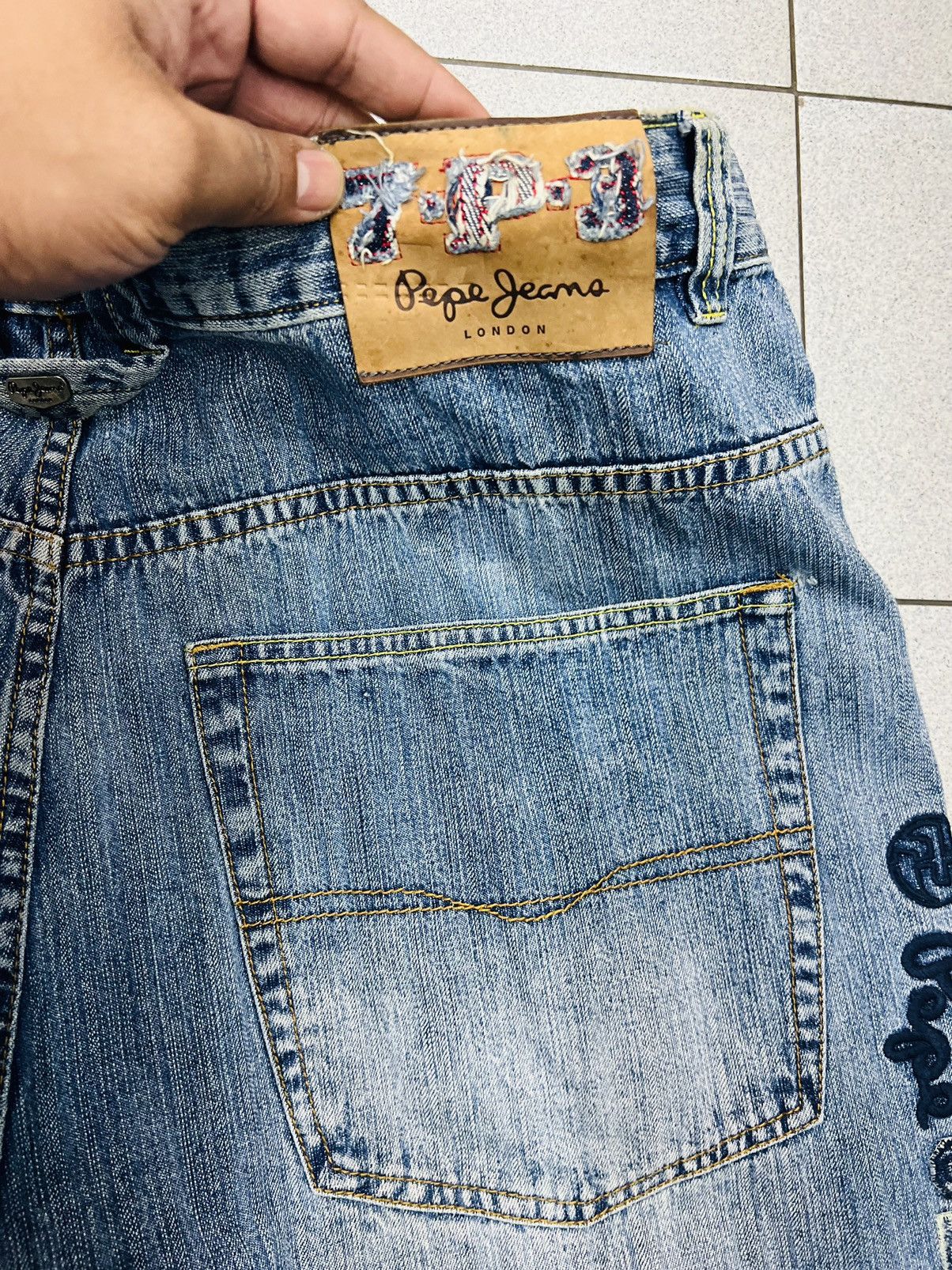 JNCO × Pepe Jeans Vintage Y2K Pepe Baggy Skater Hip-Hop Denim Jnco Style Size US 40 / EU 56 - 13 Thumbnail