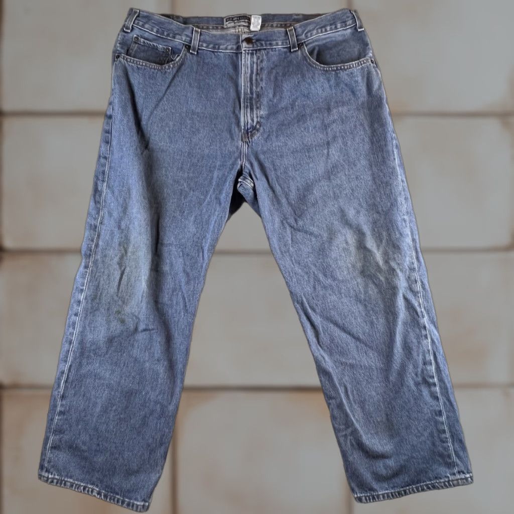 Old Navy VINTAGE Old Navy Jeans Mens 42 x 30 Regular Baggy Relaxed Loose Straight Blue Denim 90s Y2K Mens Size US 42 / EU 58 - 1 Thumbnail