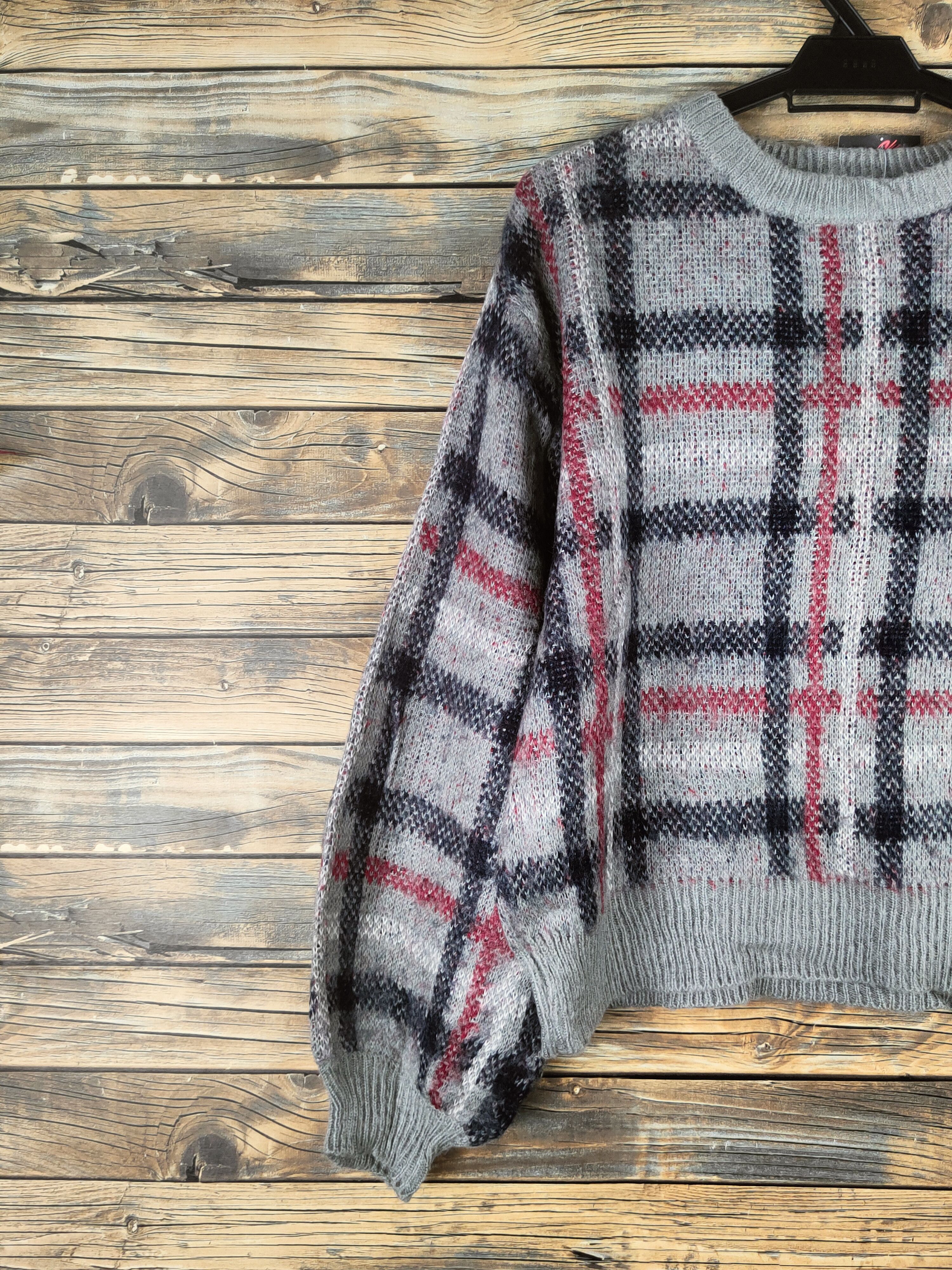 Japanese Brand DL Petit Flew Gray Knitwear Sweatshirts #46-123 Size M / US 6-8 / IT 42-44 - 3 Thumbnail