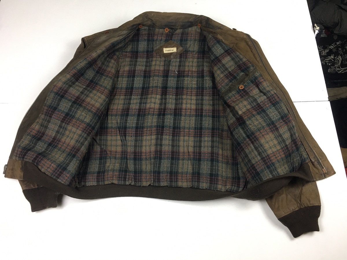 Genuine Leather Vintage Tobruk Distressed Leather Bomber Jacket Size US L / EU 52-54 / 3 - 11 Thumbnail