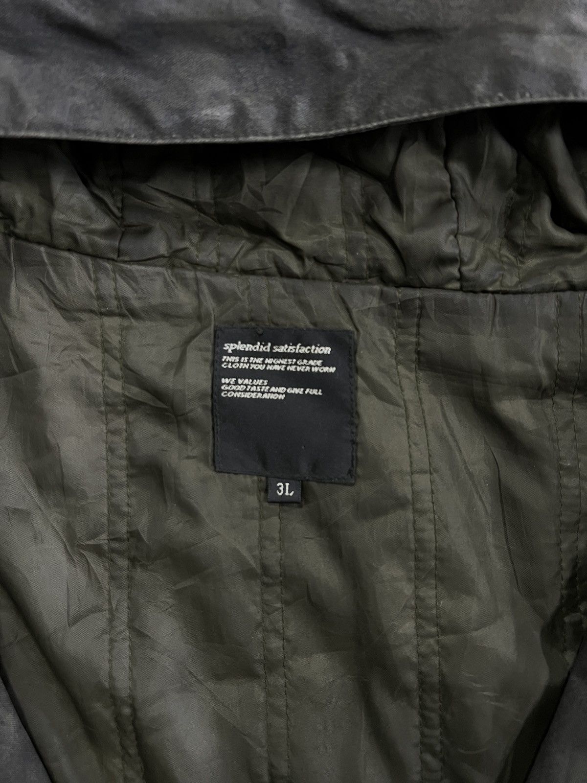 Japanese Brand Splendid satisfaction Wax Jacket Gorpcore Size US XXL / EU 58 / 5 - 9 Thumbnail