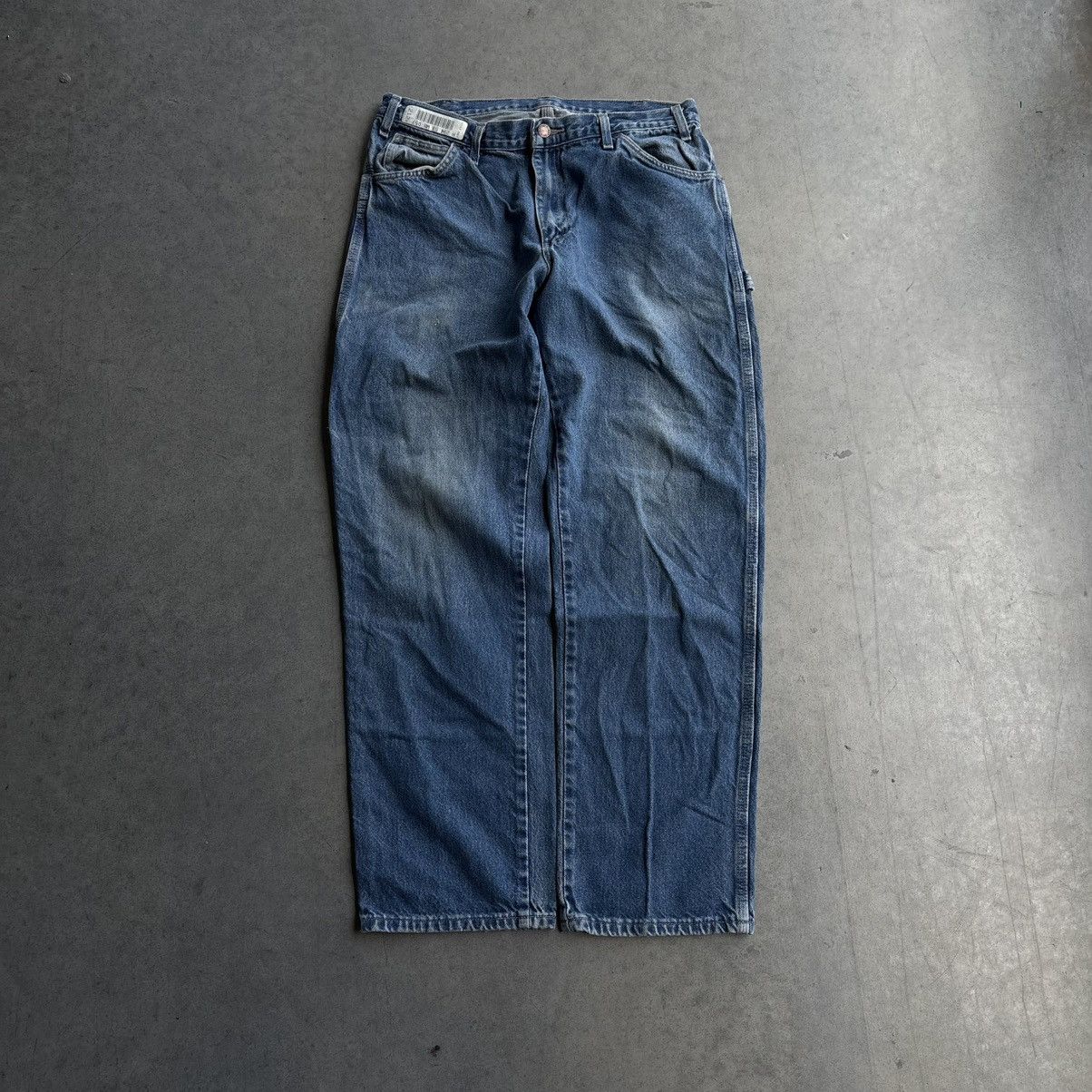 Dickies Vintage Dickies 34x34 Carpenter Pants Faded Blue Jeans Rare Size US 34 / EU 50 - 5 Thumbnail