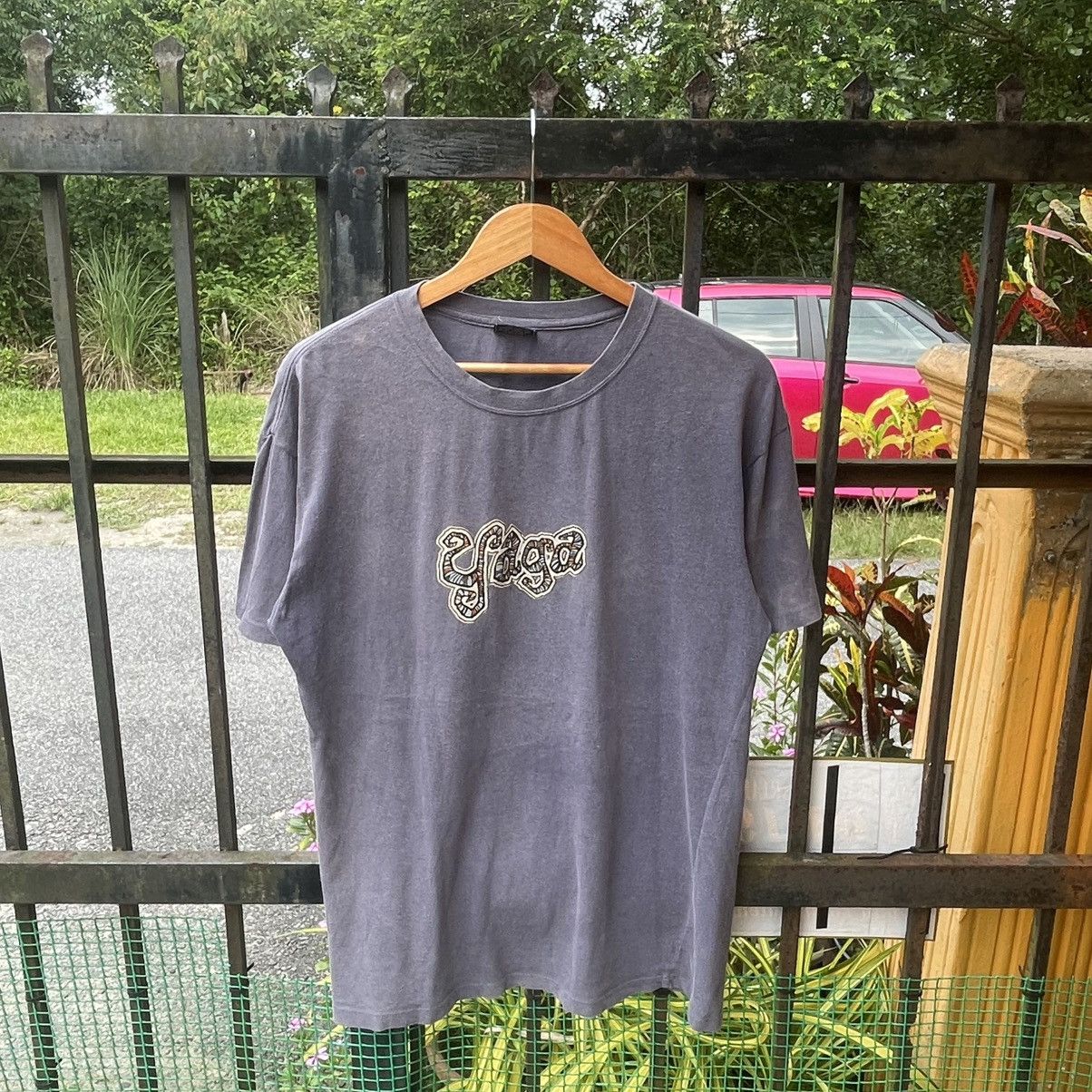 Welcome Skateboards 🔥Vintage 90s Yaga Skateboard Big Logo Sun Faded Tee Size US L / EU 52-54 / 3 - 2 Thumbnail