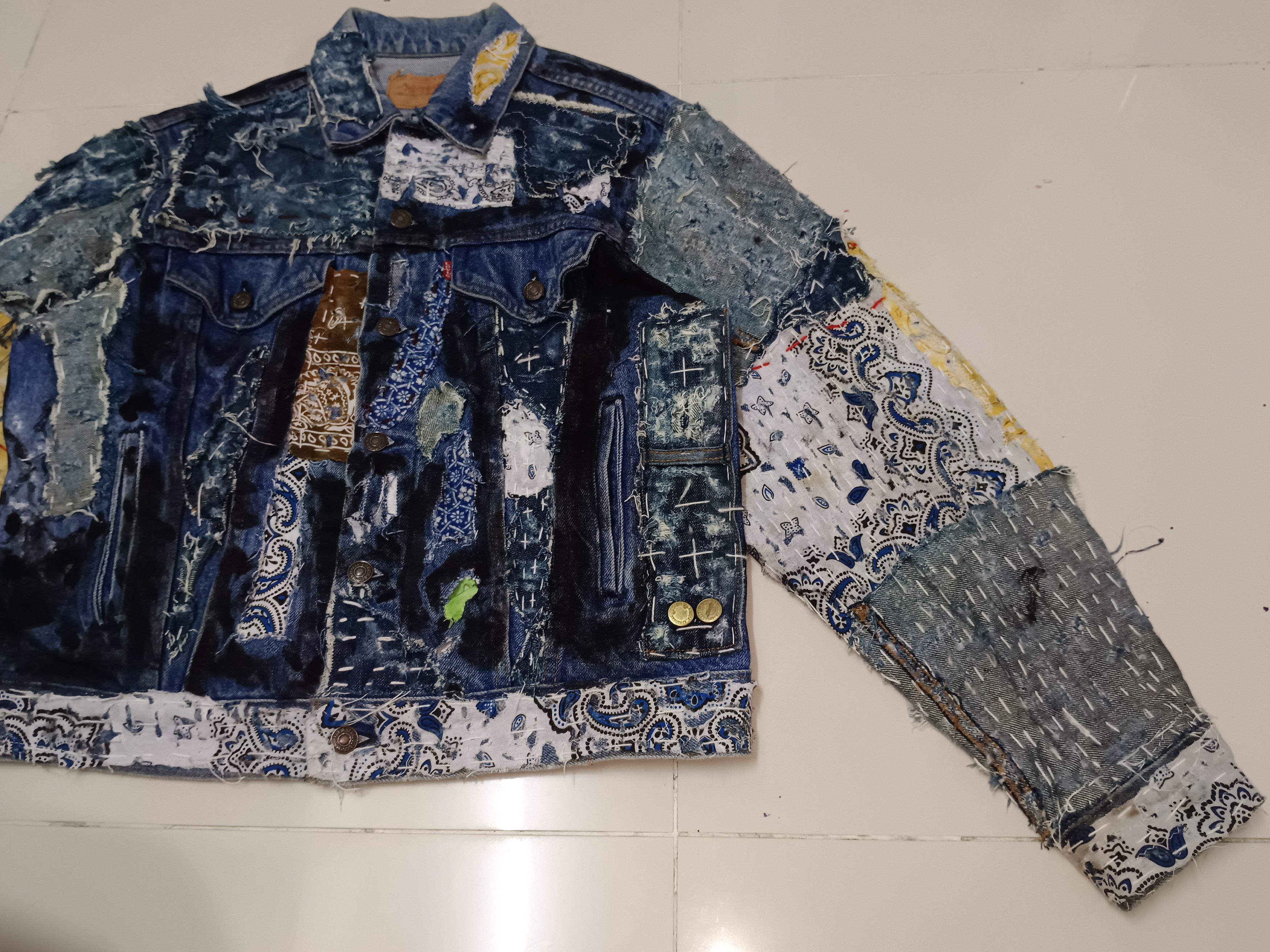 If Six Was Nine × Levi's Vintage Levis Trucker Jacket Size US M / EU 48-50 / 2 - 3 Thumbnail