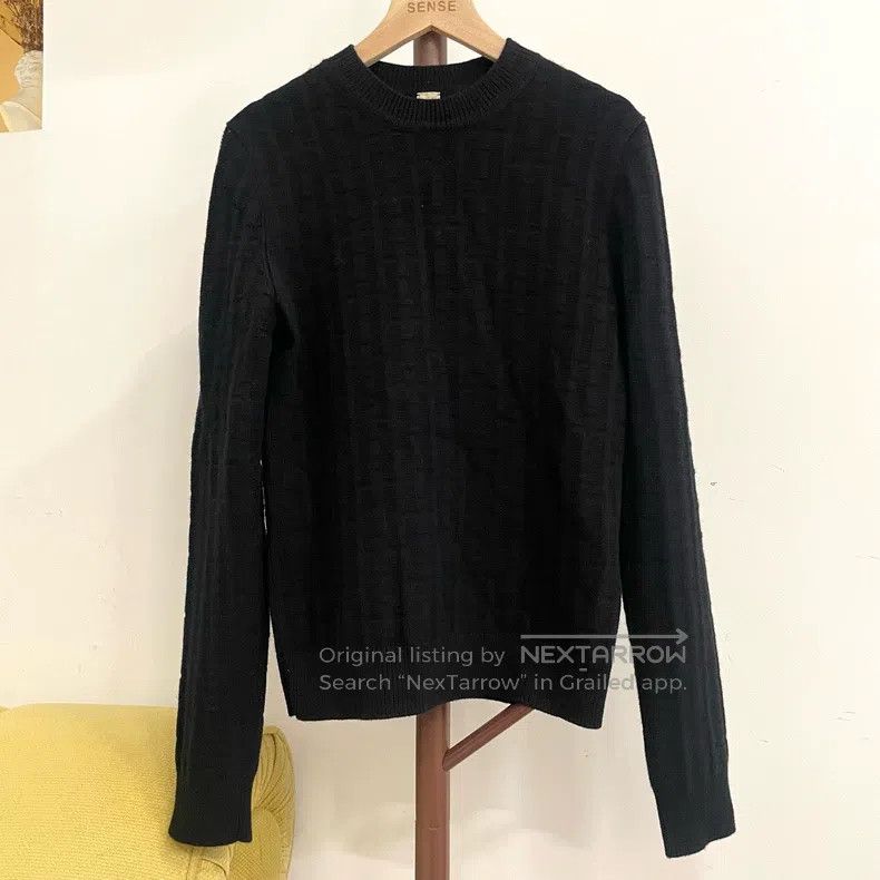 Hermes Hermes Black 100% cashmere crewneck sweater Size XS / US 0-2 / IT 36-38 - 1 Thumbnail