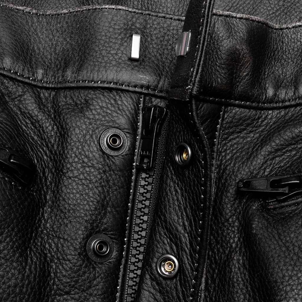 Saint Michael o1mle0326 Leather Racer Pants in Black Size US 30 / EU 46 - 4 Thumbnail