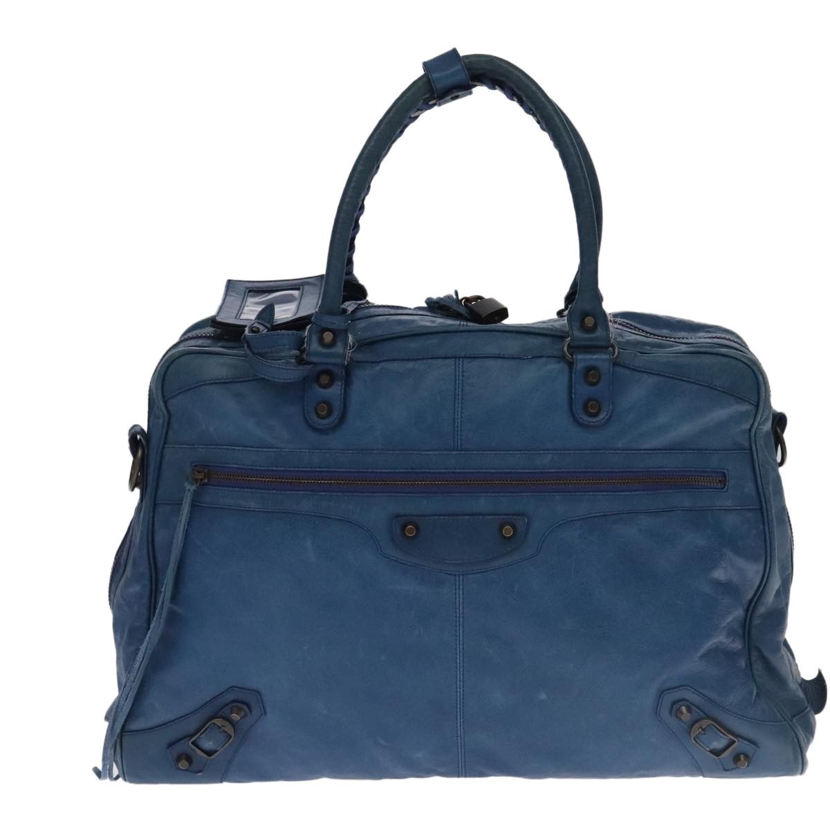 Balenciaga Blue Leather Handbag (Pre-Owned) Size ONE SIZE - 1 Thumbnail