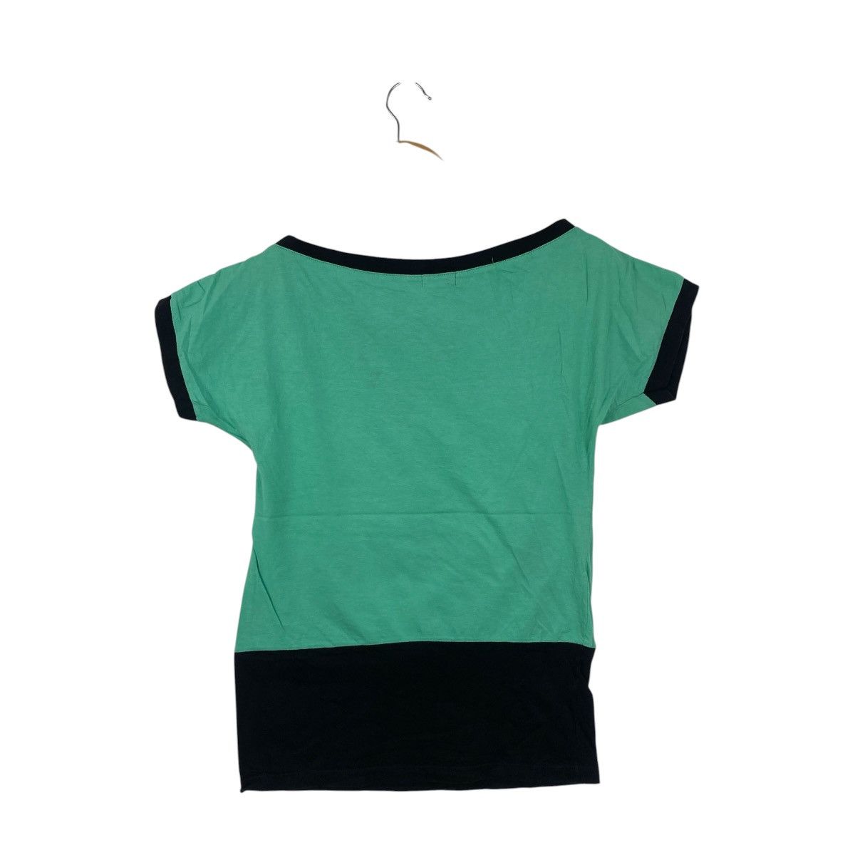 Japanese Brand Alberteen Y2K Graphic Tee Green Face Print Size S VGVC Size S / US 4 / IT 40 - 2 Thumbnail
