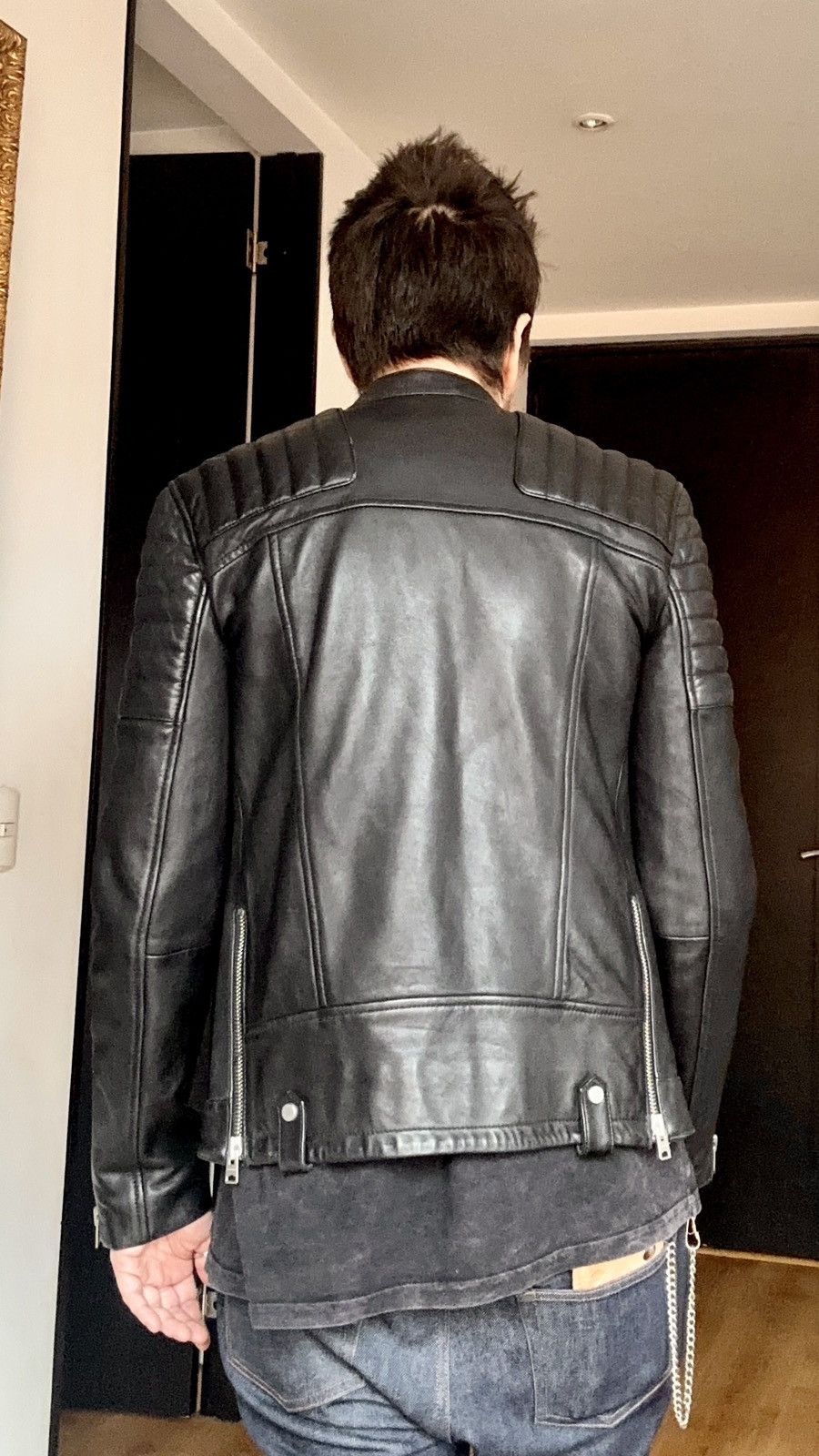 Allsaints Allsaints Leather Jacket Jasper Biker Black XS Size US XS / EU 42 / 0 - 16 Thumbnail
