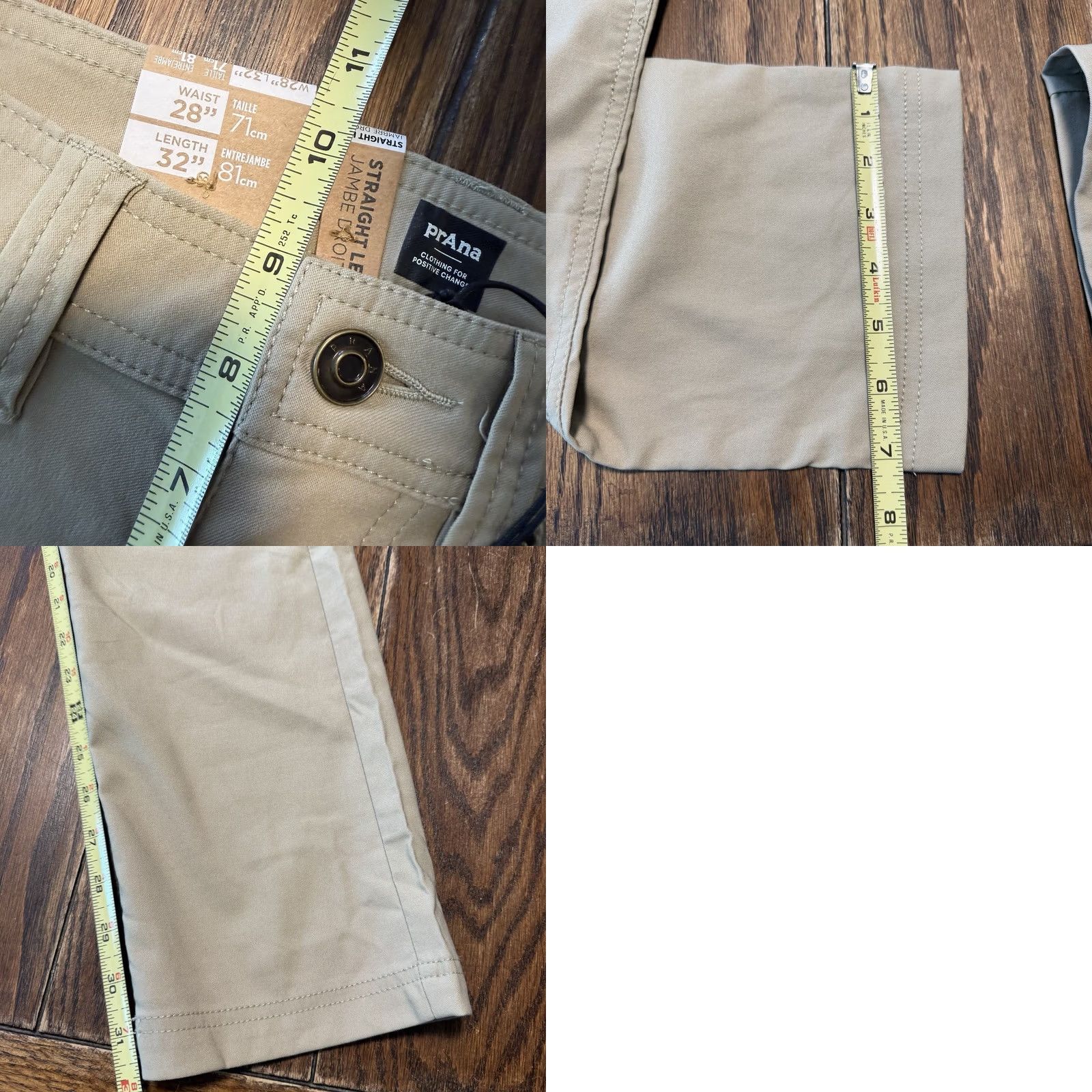 Prana prAna Brion II Pants Sandbar Performance Khaki 28x32 Men’s Casual Pants New Size US 28 / EU 44 - 9 Thumbnail