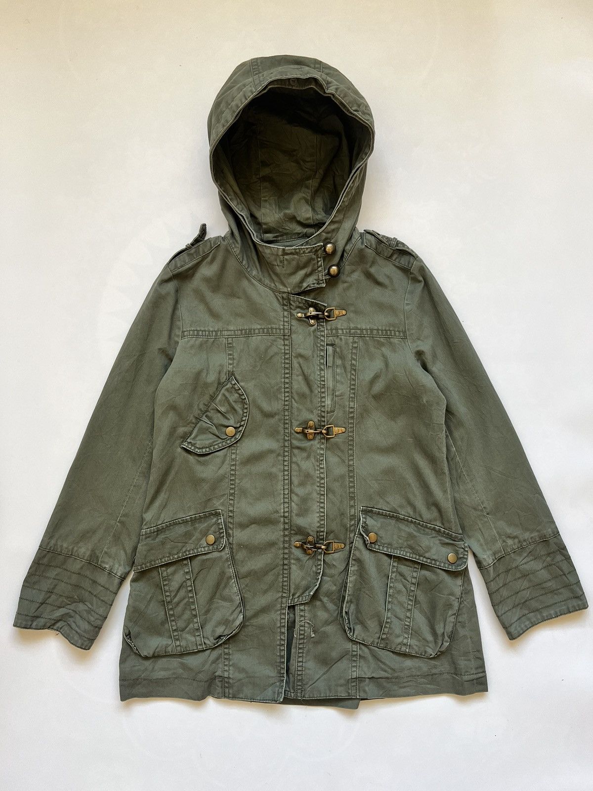 Japanese Brand As Know As Pinky Bondage Punk Multipocket Parka Size M / US 6-8 / IT 42-44 - 1 Thumbnail
