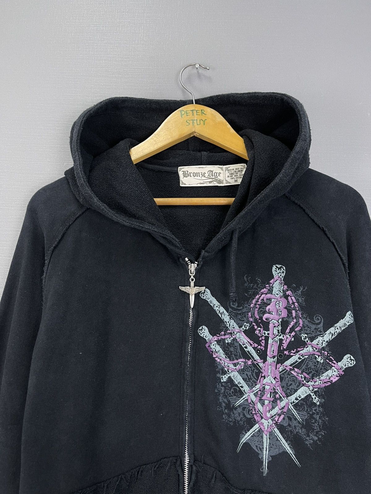 Vintage Vintage Bronze Age Skate Hoodies Size US M / EU 48-50 / 2 - 6 Thumbnail