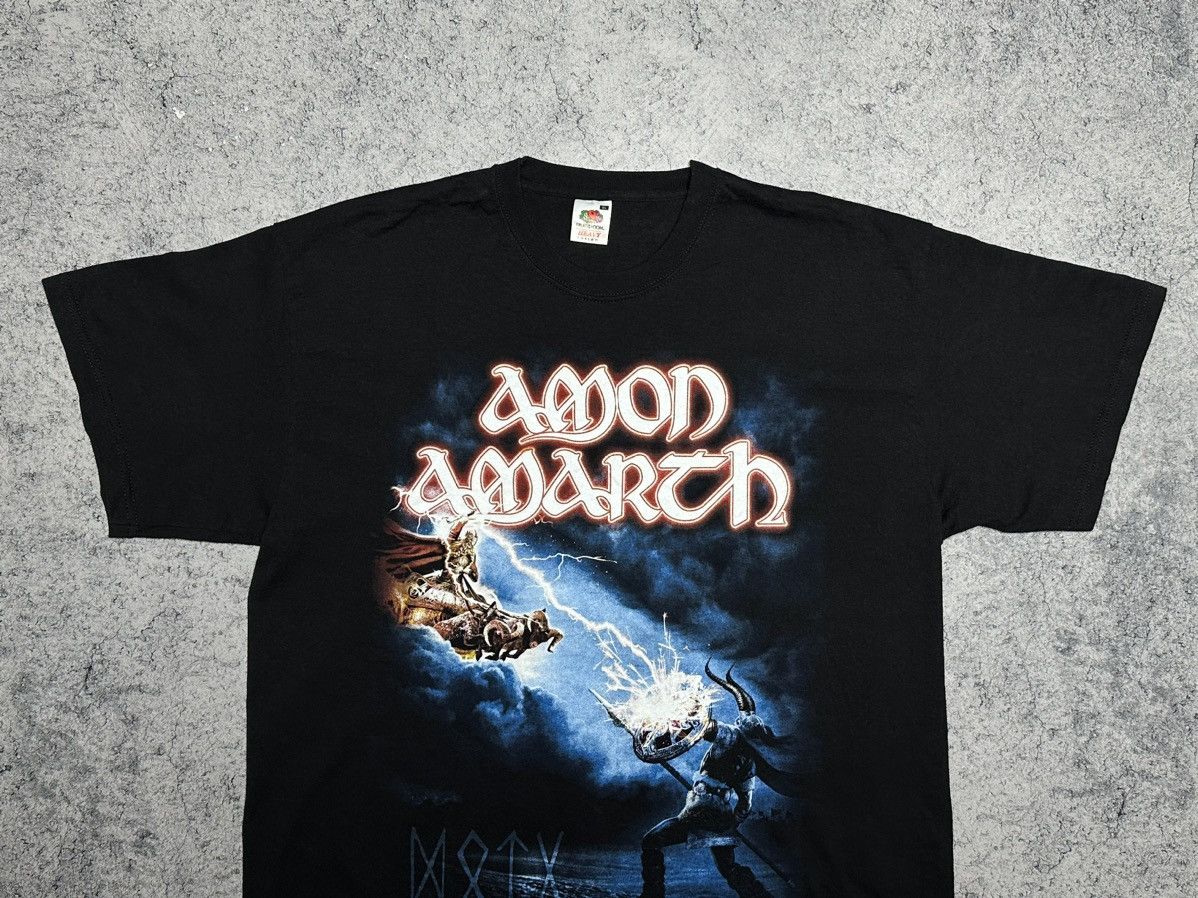 Band Tees Vintage Amon Amarth Band European Tour 2013 T-Shirt Size US XL / EU 56 / 4 - 2 Thumbnail