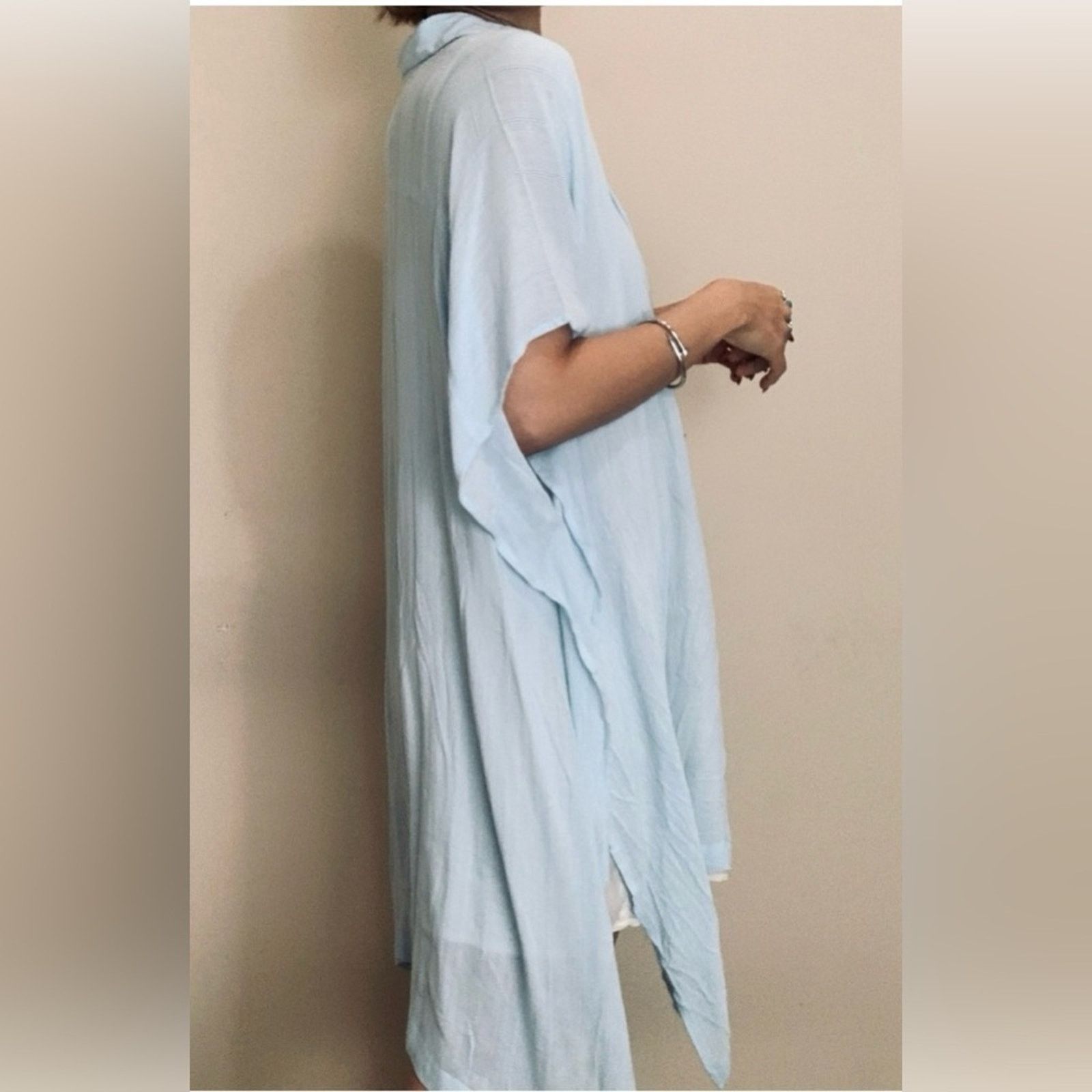 The Unbranded Brand L*Space Light Blue Swim Coverup, Size XS Size XS / US 0-2 / IT 36-38 - 4 Thumbnail
