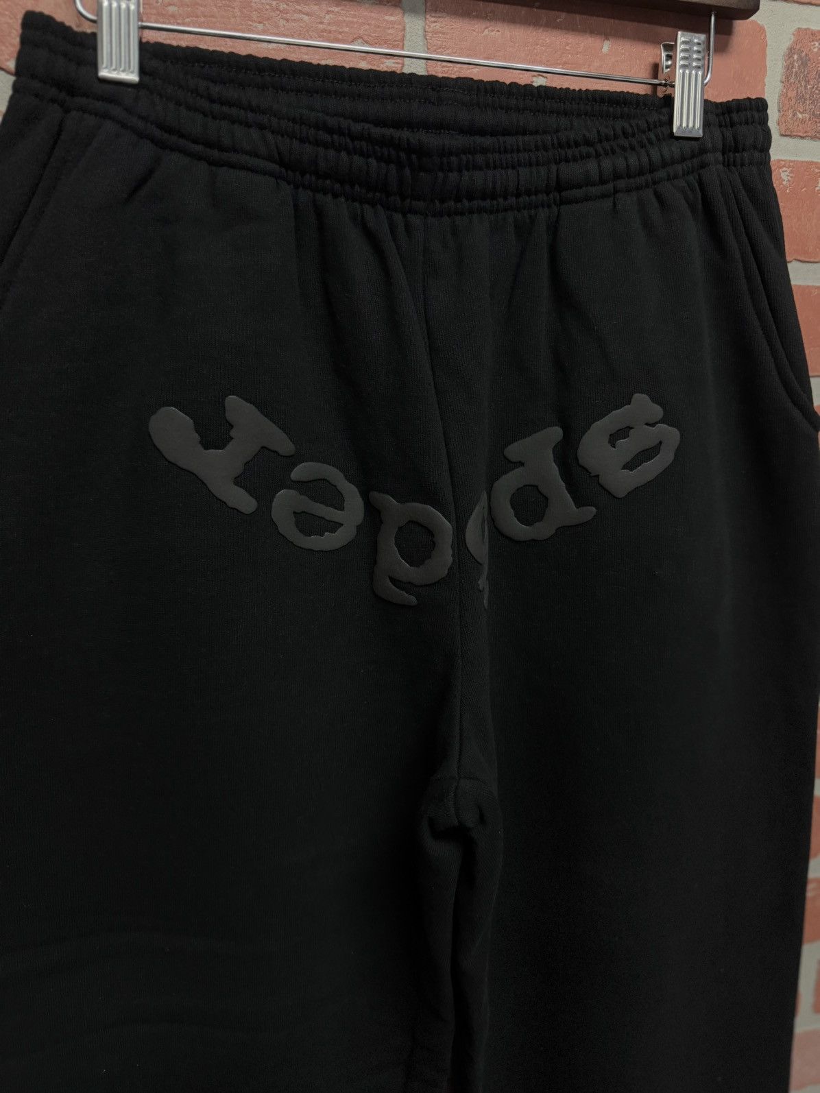 Sp5der Sp5der Worldwide Black Sweatpants (2025) Size Medium (NEW) Size US 31 - 3 Thumbnail