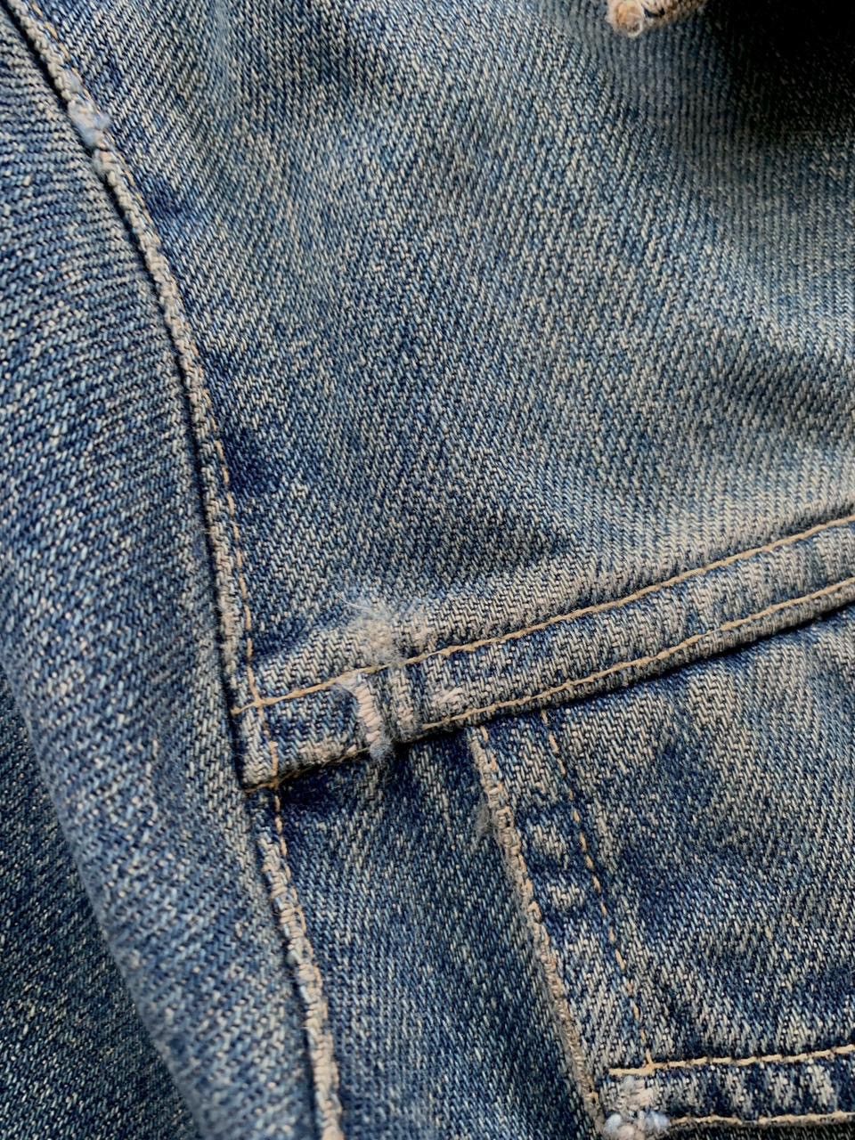 Helmut Lang FREE TAX! Stained Wash Denim Jacket Size US XS / EU 42 / 0 - 11 Thumbnail