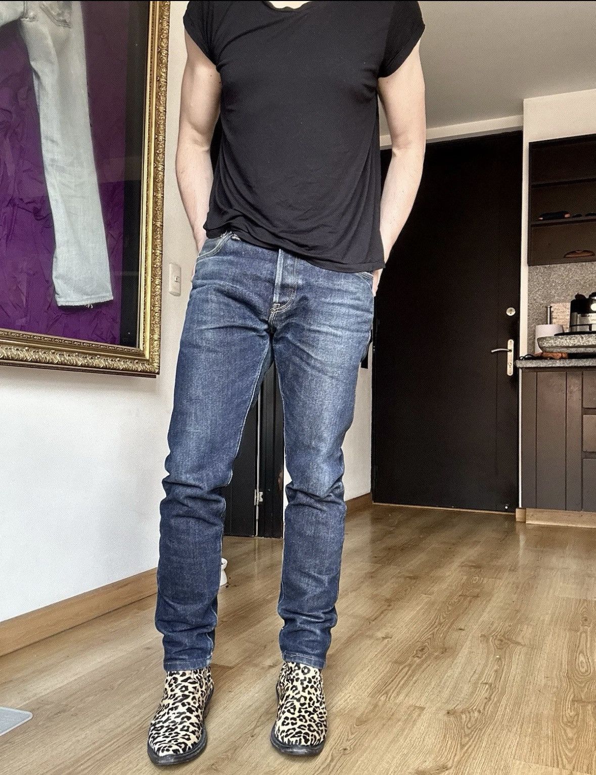 Iron Heart Iron Heart 777 21oz custom selvedge 32x30 tapered Size US 32 / EU 48 - 9 Thumbnail