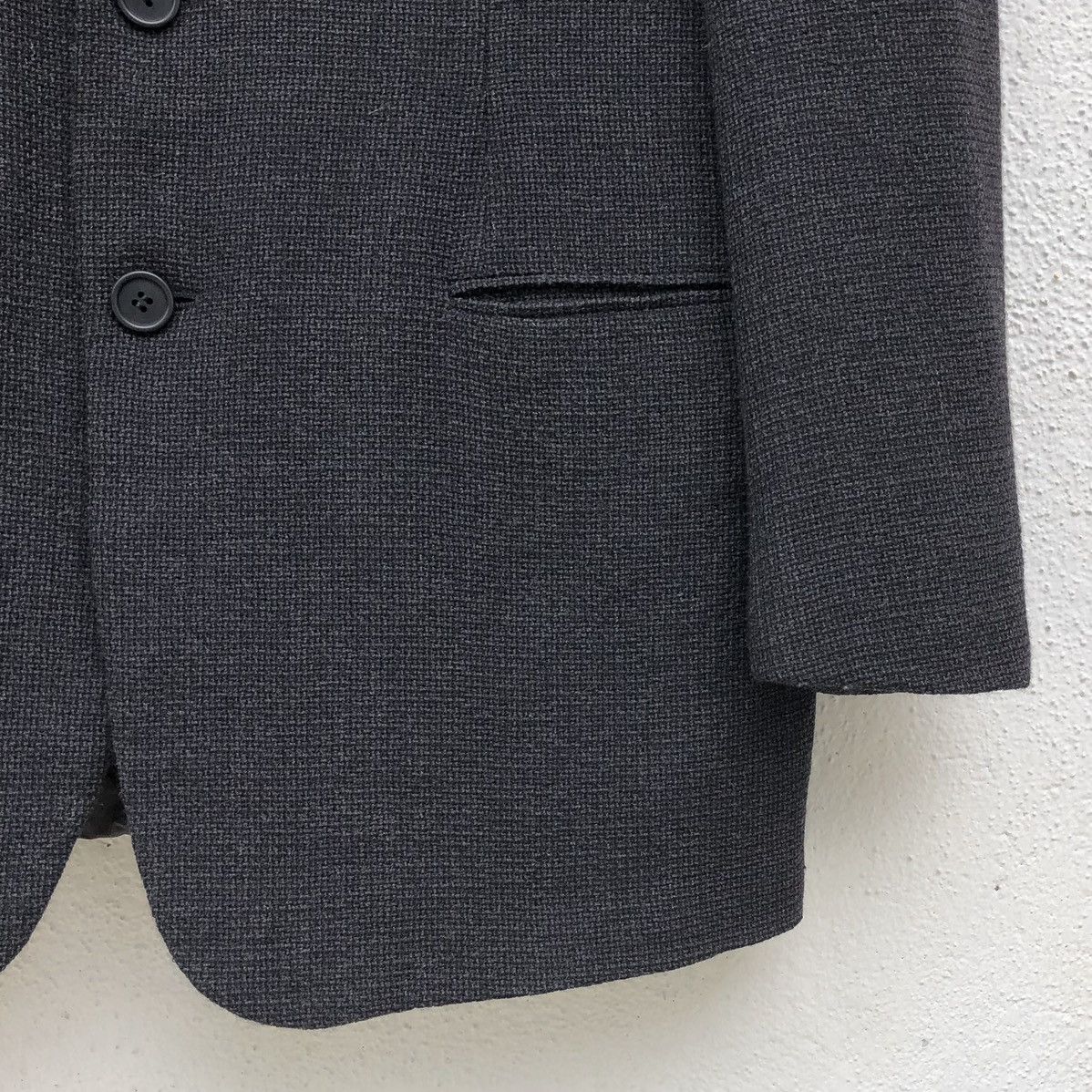 Giorgio Armani Giorgio Armani Linen Pura Lana Single-Breasted Blazer Size 48L - 8 Thumbnail