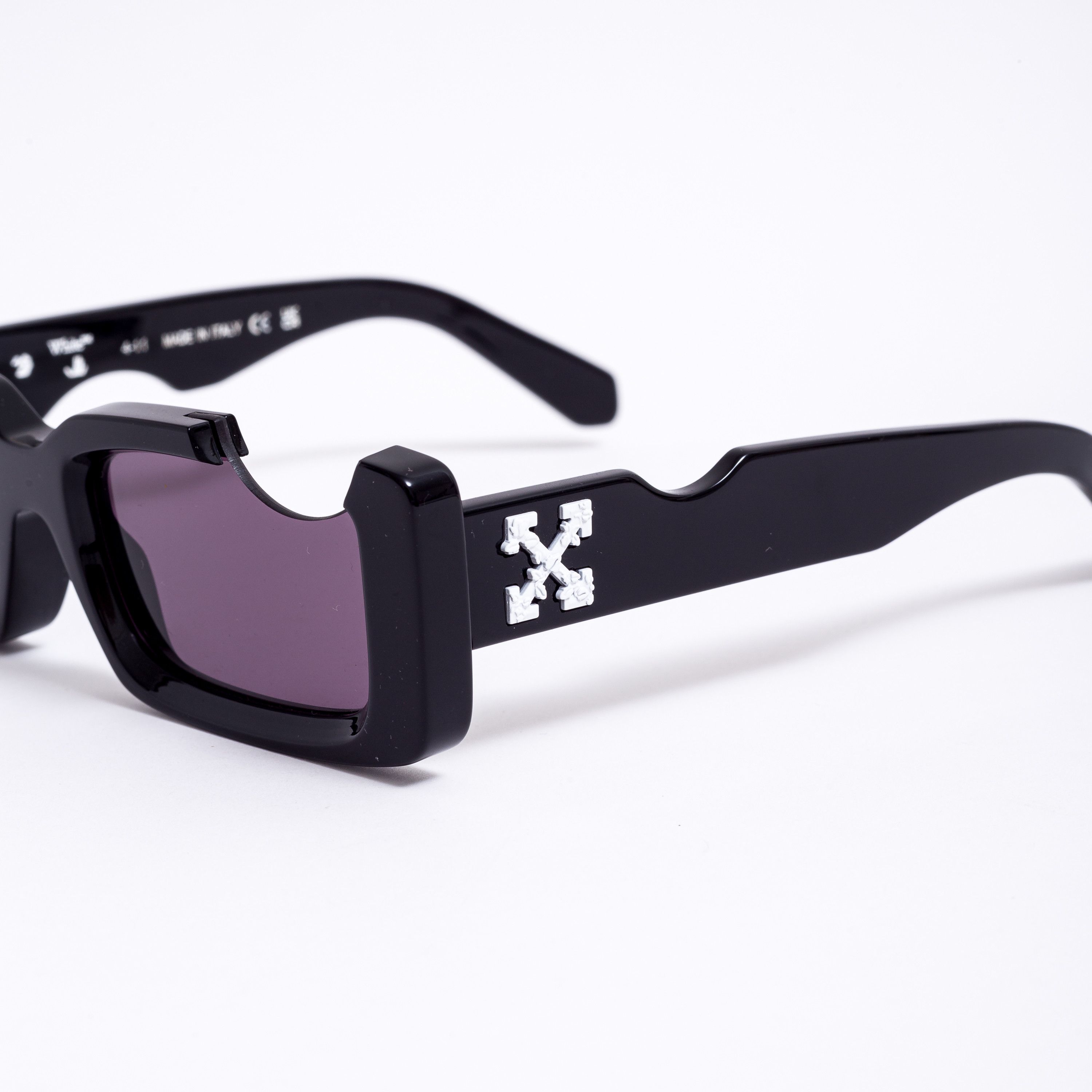 Off-White OFF WHITE Cady Cut-Out Rectangular-Frame Sunglasses