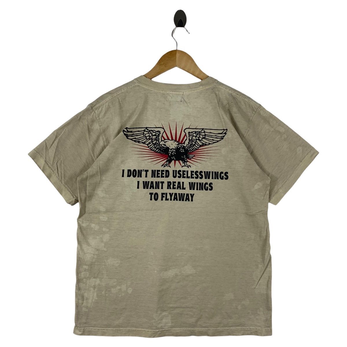 Other Vintage Acoustic Distressed Eagle Real Wings Back Print Tee Size US L / EU 52-54 / 3 - 1 Thumbnail