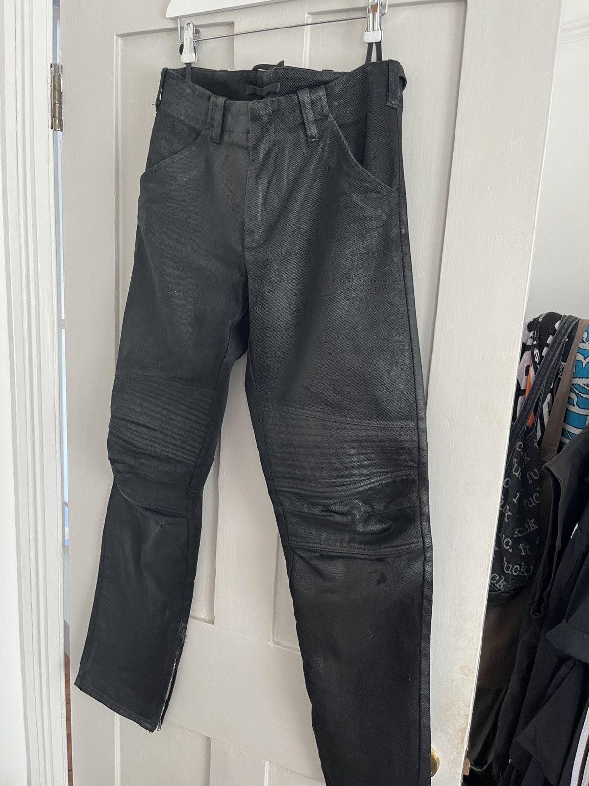 Helmut Lang Helmut Lang Astro Waxed pant 1999 Size US 30 / EU 46 - 5 Thumbnail