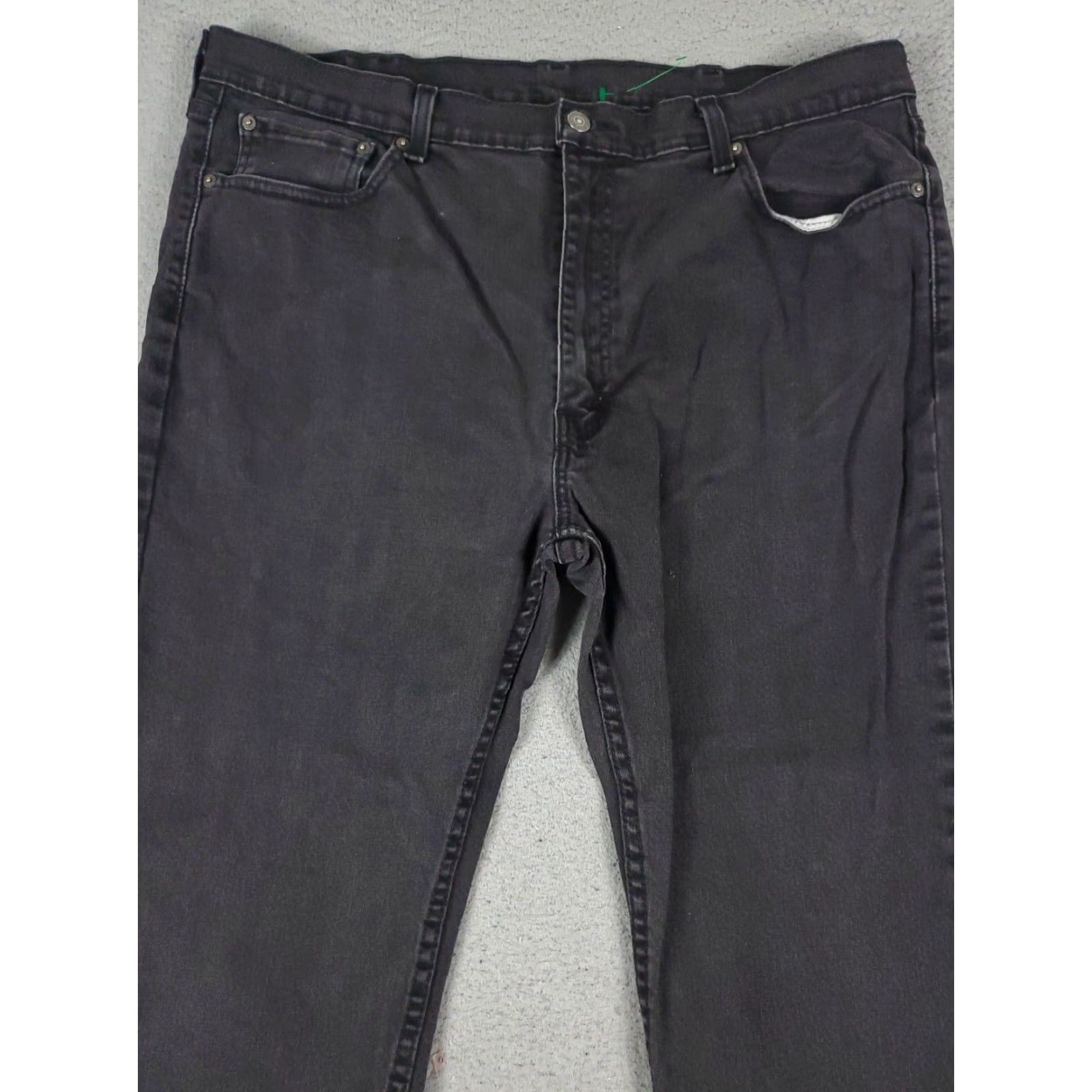 Levi's Levis 514 Jeans Mens Gray Straight Leg Denim Pants Size 42x30 Size US 42 / EU 58 - 2 Thumbnail