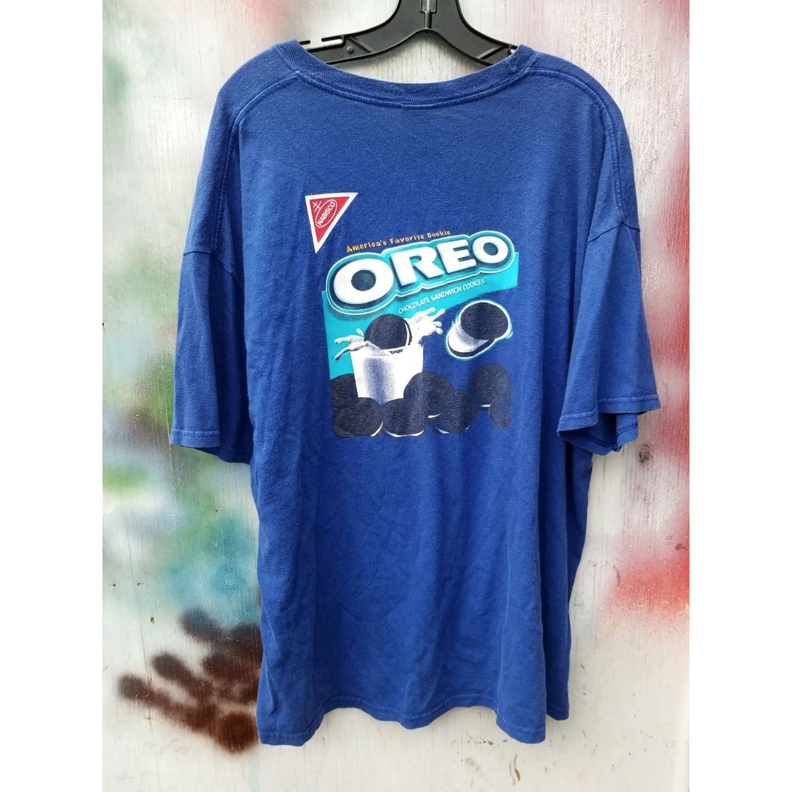 Jerzees VINTAGE NABISCO Oreo Large Graphic Men XXL T-shirt Size US XXL / EU 58 / 5 - 2 Thumbnail