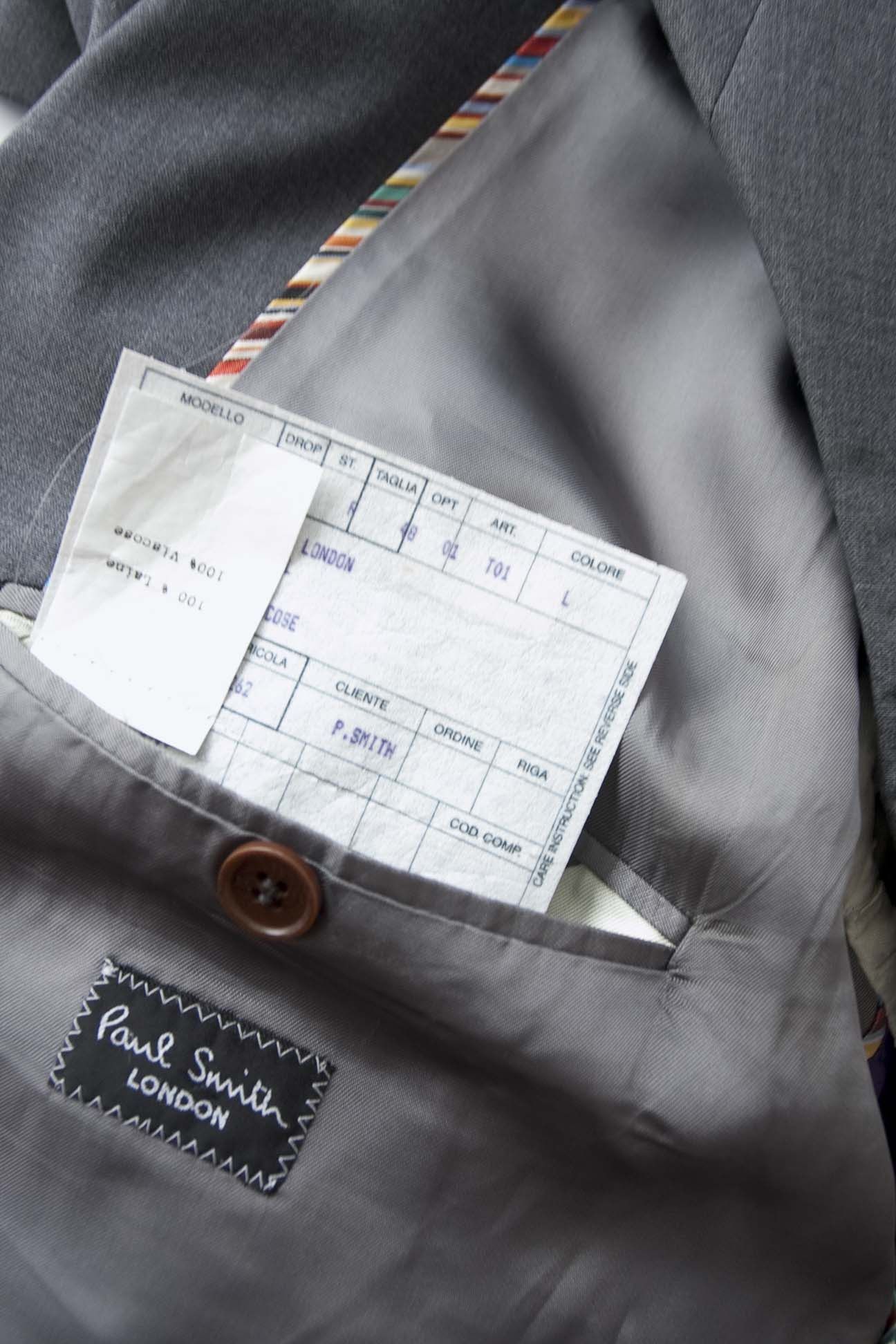 Paul Smith Paul Smith Jacket Wool Size 48US Gray Size 48R - 5 Thumbnail