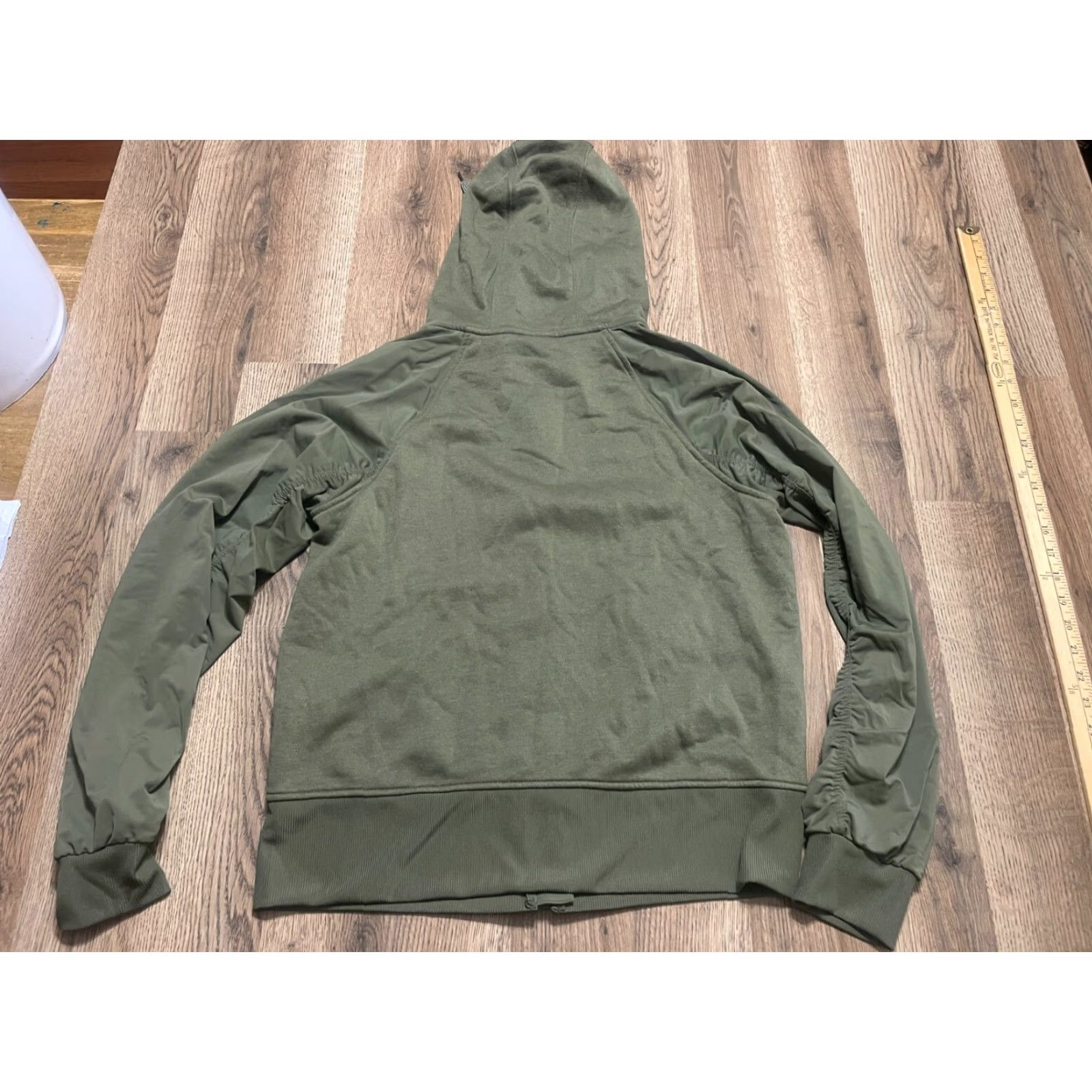 Athletic Works Athletic Works Hoodie Women's Medium Green Sweatshirt Full Zip Long Sleeve Size M / US 6-8 / IT 42-44 - 2 Thumbnail