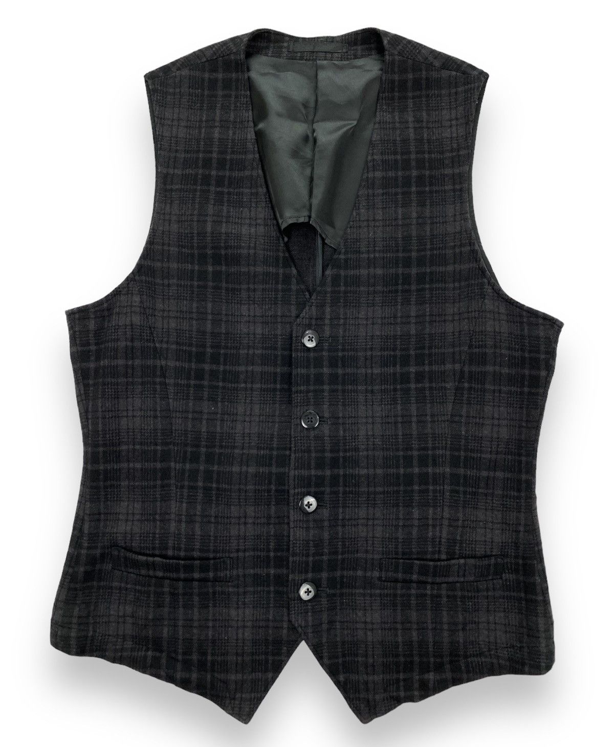 Hiroko Koshino Homme Collection Plaid Vest