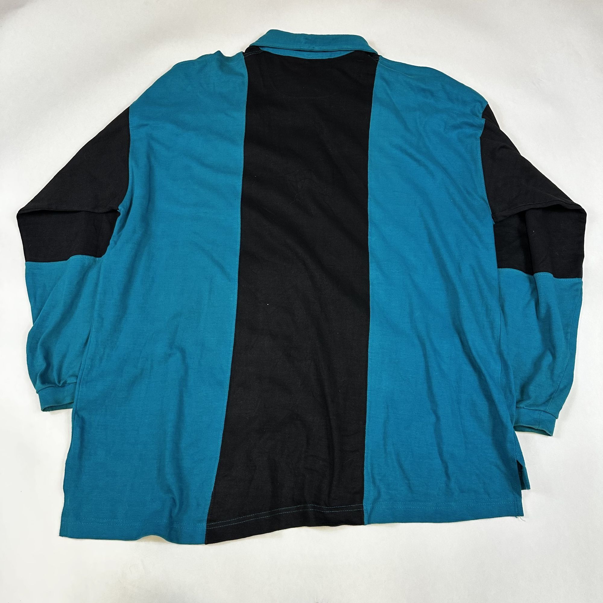 Vintage Vintage 1995 Jacksonville Jaguars The Edge Teal & Black Rugb Size US M / EU 48-50 / 2 - 2 Thumbnail