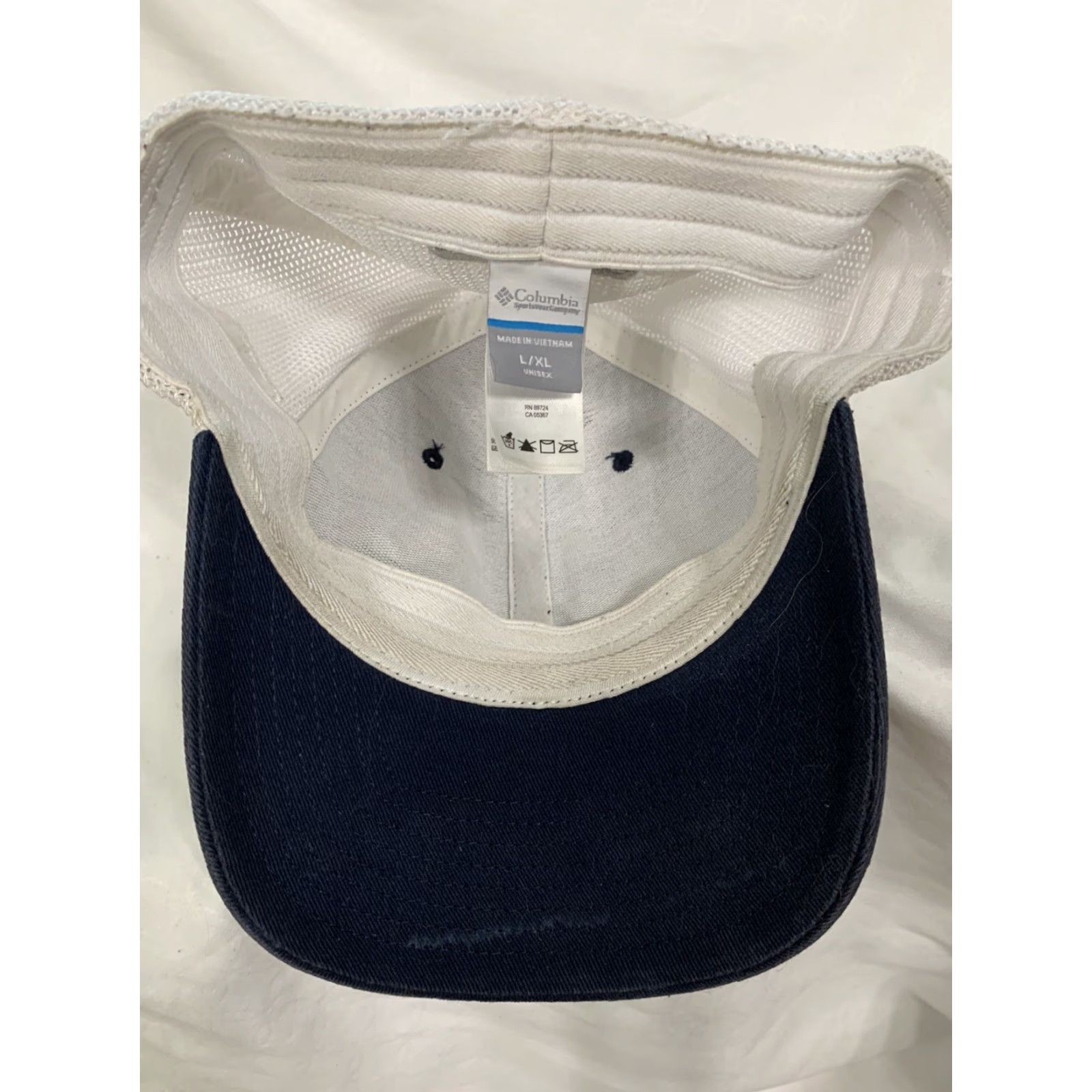 Vintage VINTAGE Distressed Columbia PFG Trucker Snapback Baseball Hat Cap L/XL Blue Mens Hat Fish GUC Size ONE SIZE - 5 Thumbnail