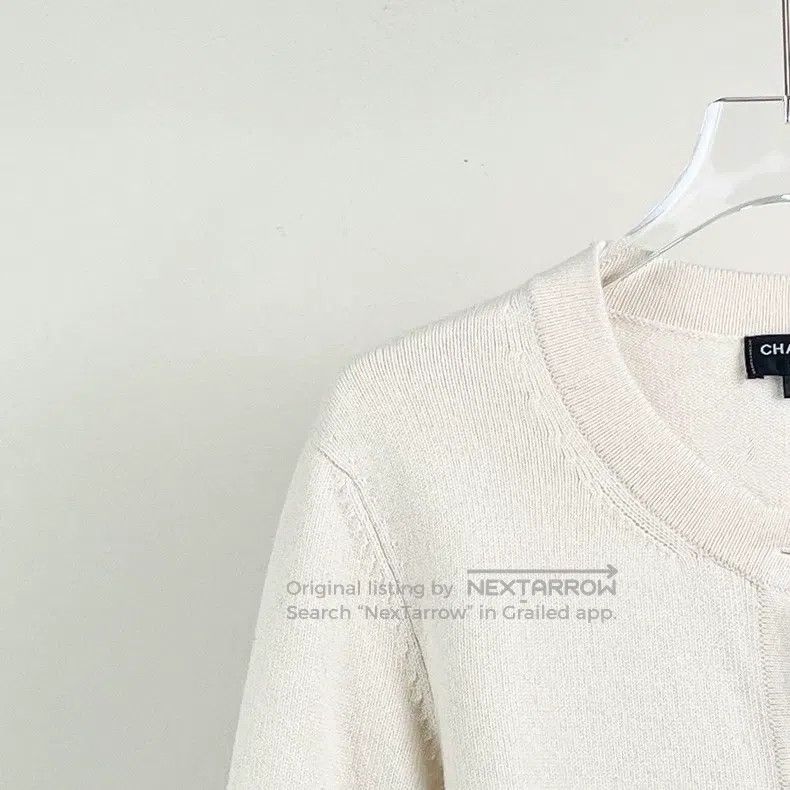 Chanel Chanel 22S black and white knitted stitching cardigan coat Size XS / US 0-2 / IT 36-38 - 3 Thumbnail