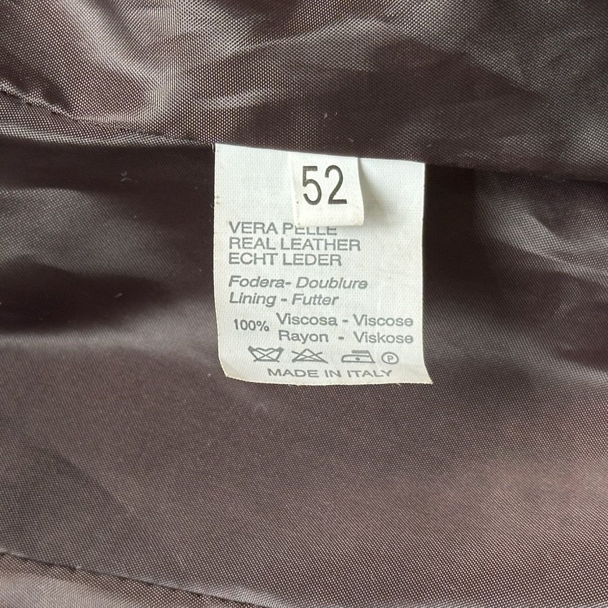 Gucci × Vera Pelle × Vintage Archive Vera Pelle leather Italy jacket Size M / US 6-8 / IT 42-44 - 10 Thumbnail