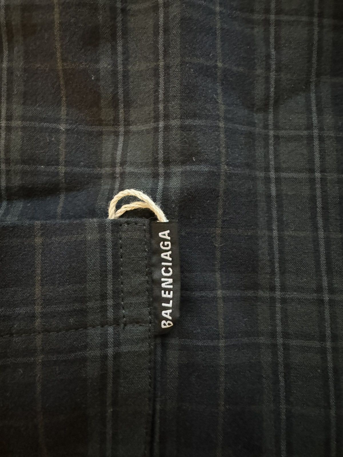 Balenciaga Balenciaga Check Oversized Padded Flannel Shirt Size US XL / EU 56 / 4 - 17 Thumbnail