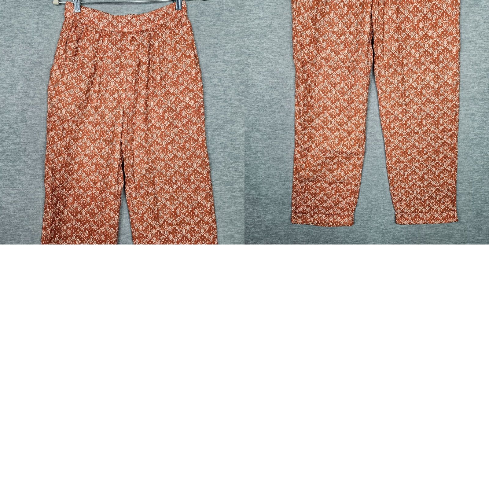 Anthropologie THE ODELLS Anthropologie Multicolor Floral Printed Straight Leg Pant pull on Size S Womens Regular Size 28" / US 6 / IT 42 - 8 Thumbnail